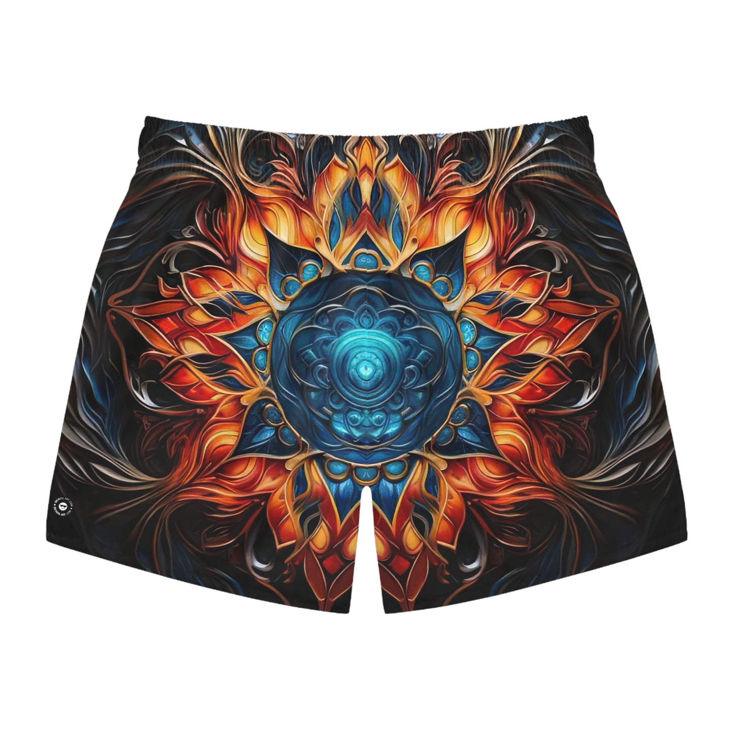 Fire and Ice - Artsy Swim Trunks