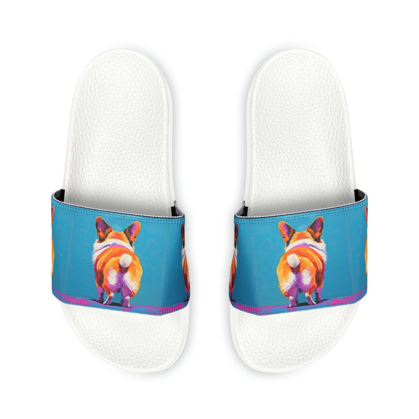 Corgi Butt Blues - Men's Slides