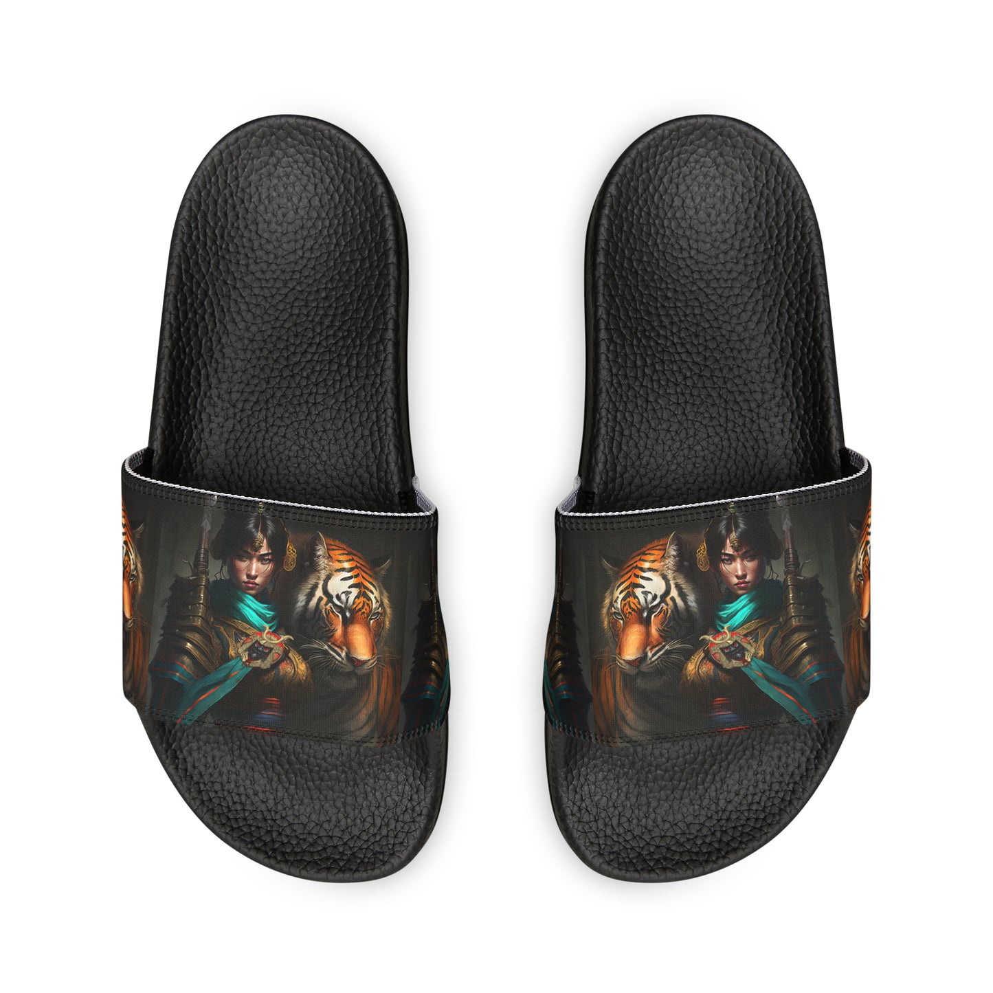 Bengal Tiger Goddess - Men's Slides