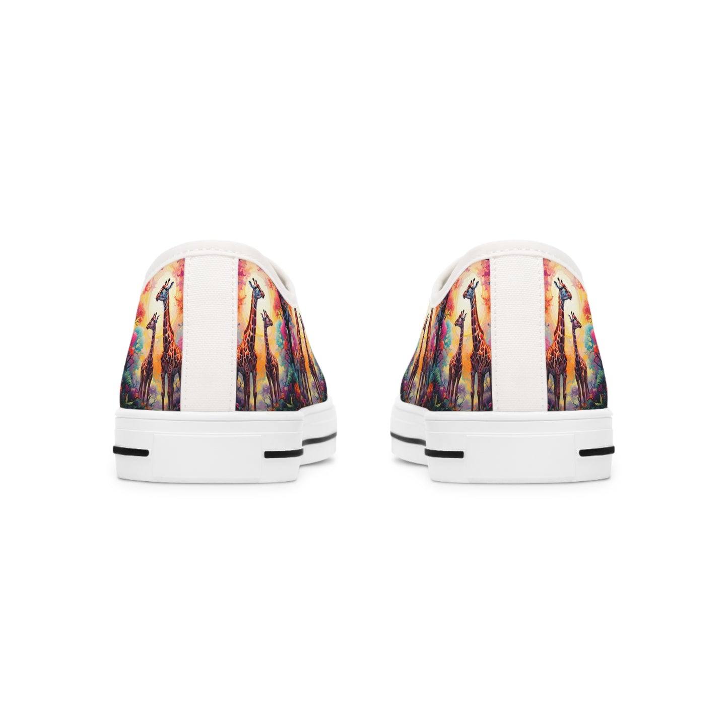 Giraffe Sunrise - Women's Sneakers