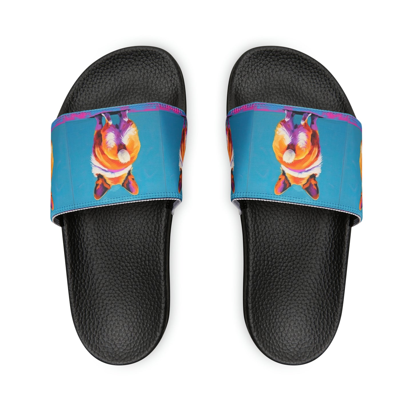 Corgi Butt Blues - Men's Slides