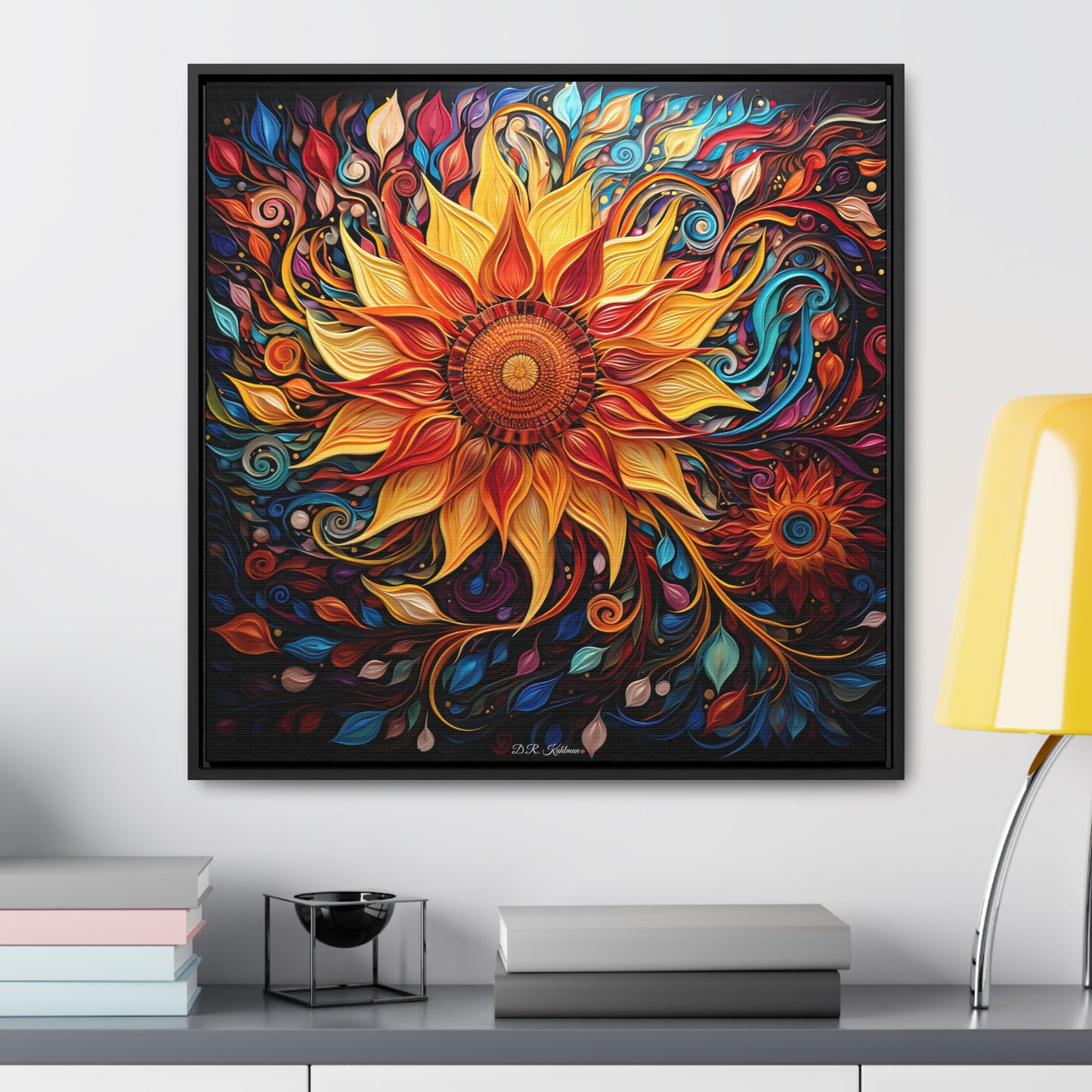 Blustery Blossom on Canvas