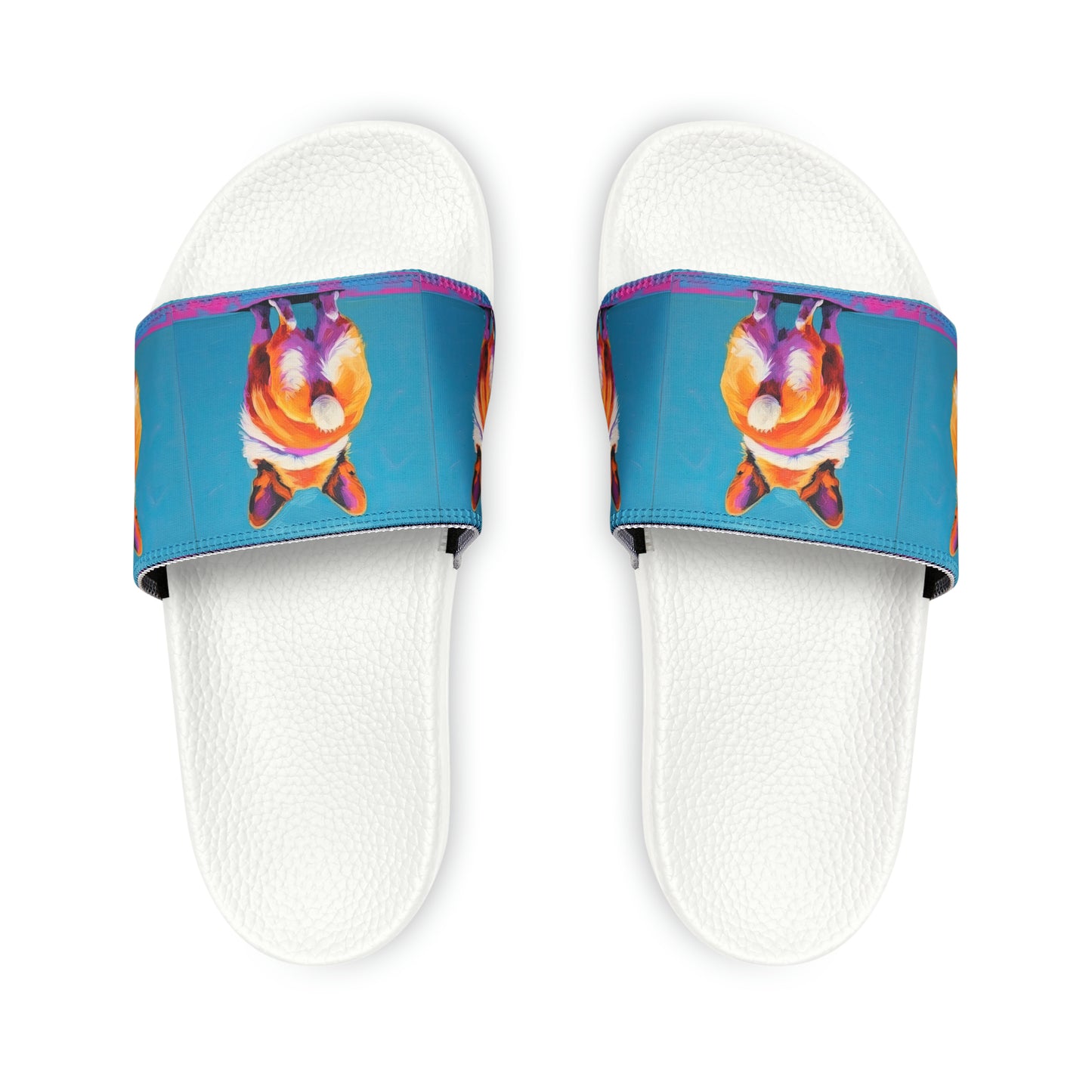 Corgi Butt Blues - Men's Slides