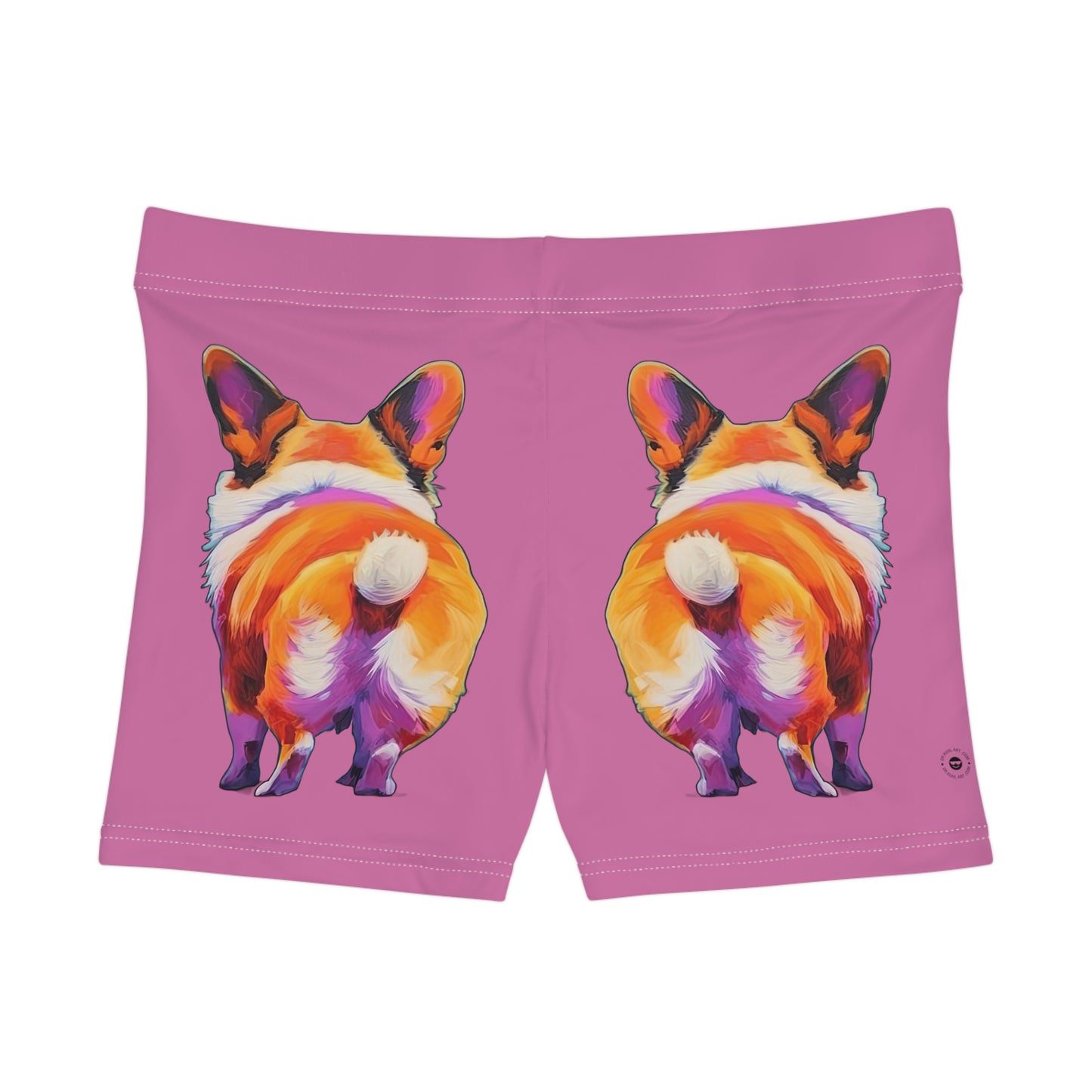 Corgi Butt in Pink - Artistic Shorts