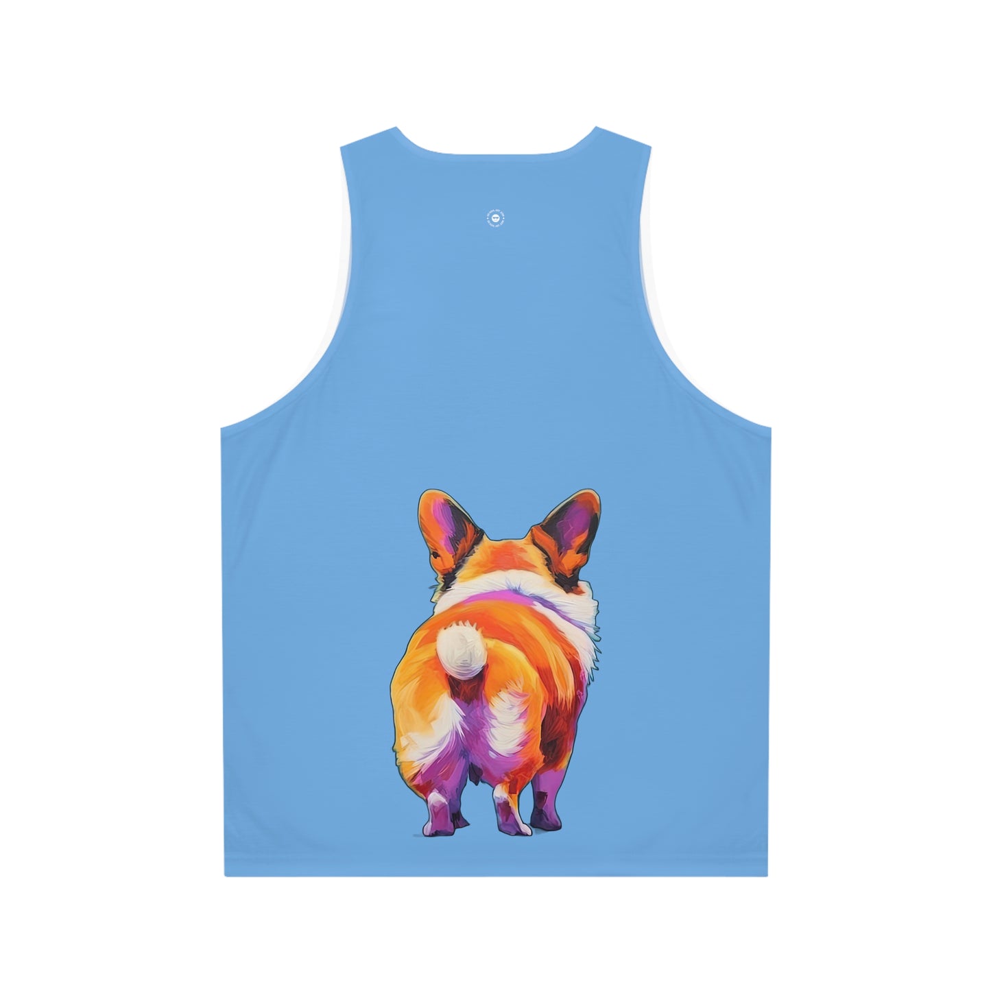 Corgi Butt in Blue - Tank Top