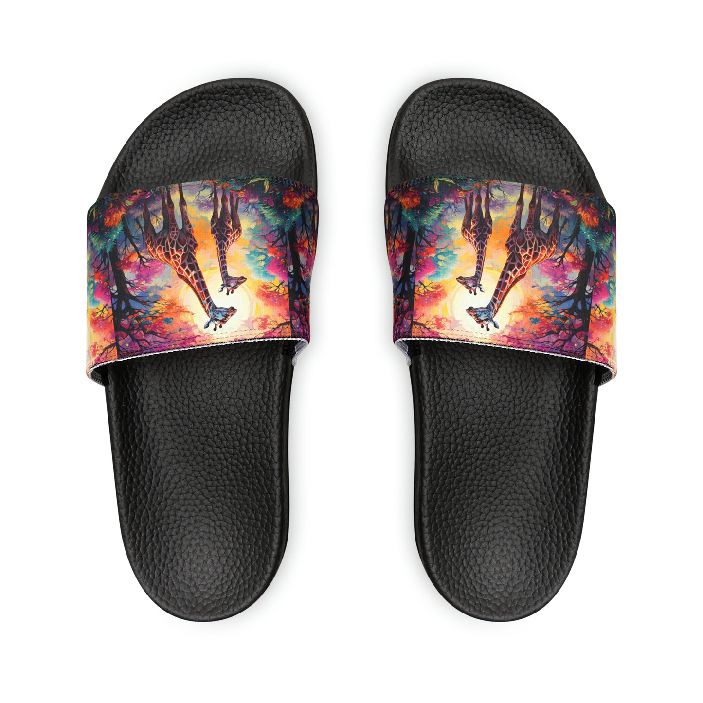 Giraffe Sunrise - Artsy Slides