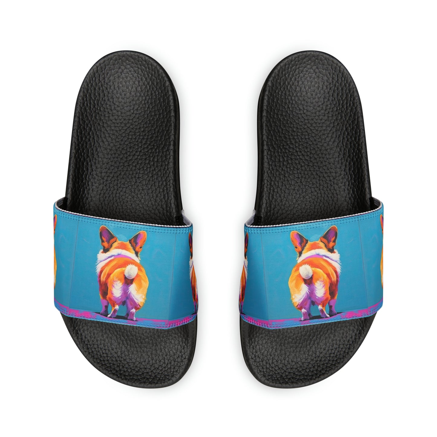Corgi Butt Blues - Men's Slides
