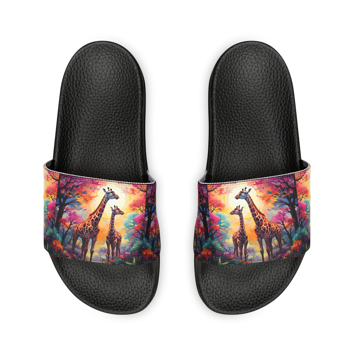 Giraffe Sunrise - Artsy Slides