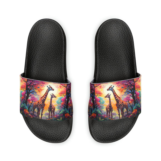 Giraffe Sunrise - Artsy Slides