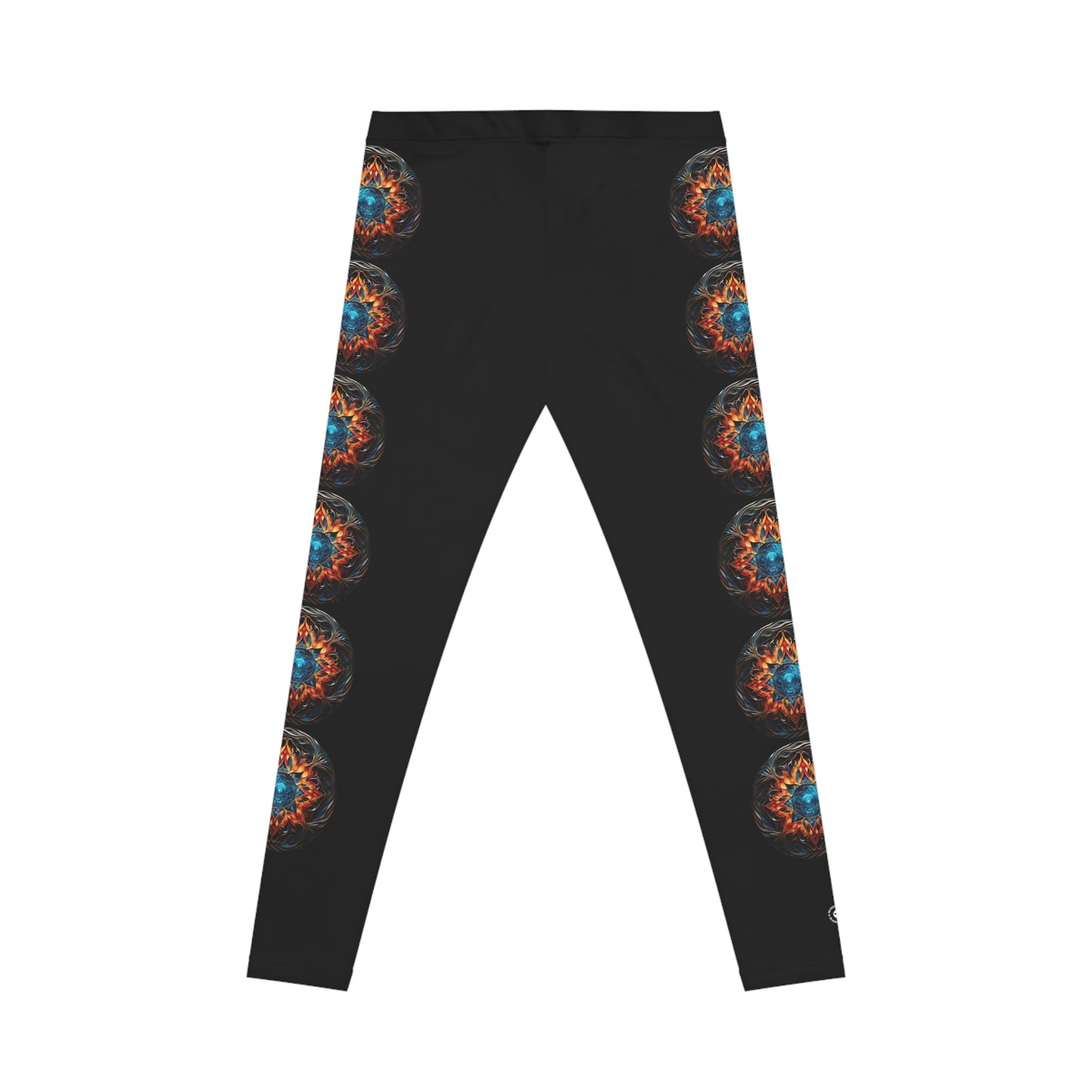 Fire and Ice - Artistic Leggings