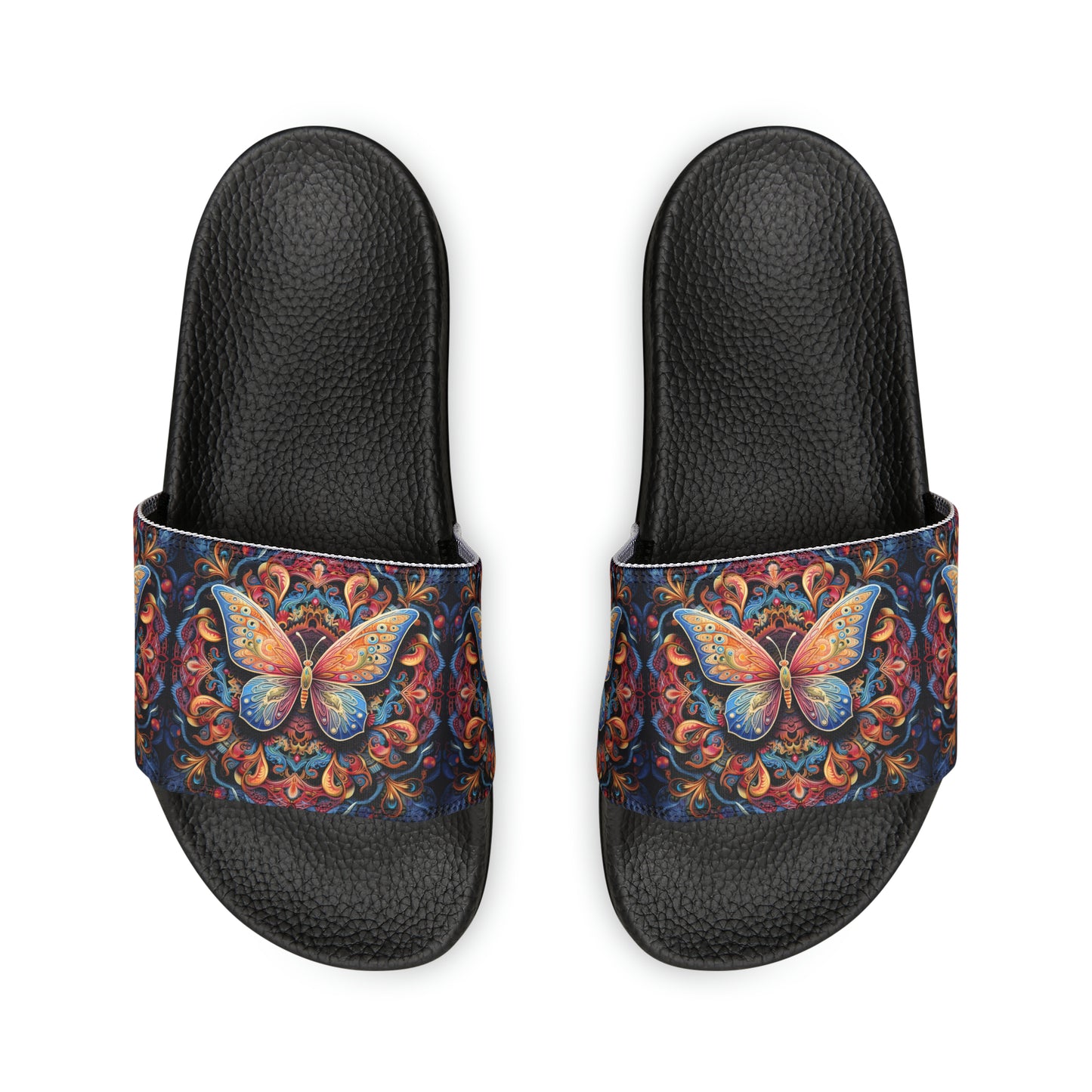 Butterfly Mandala - Men's Slides
