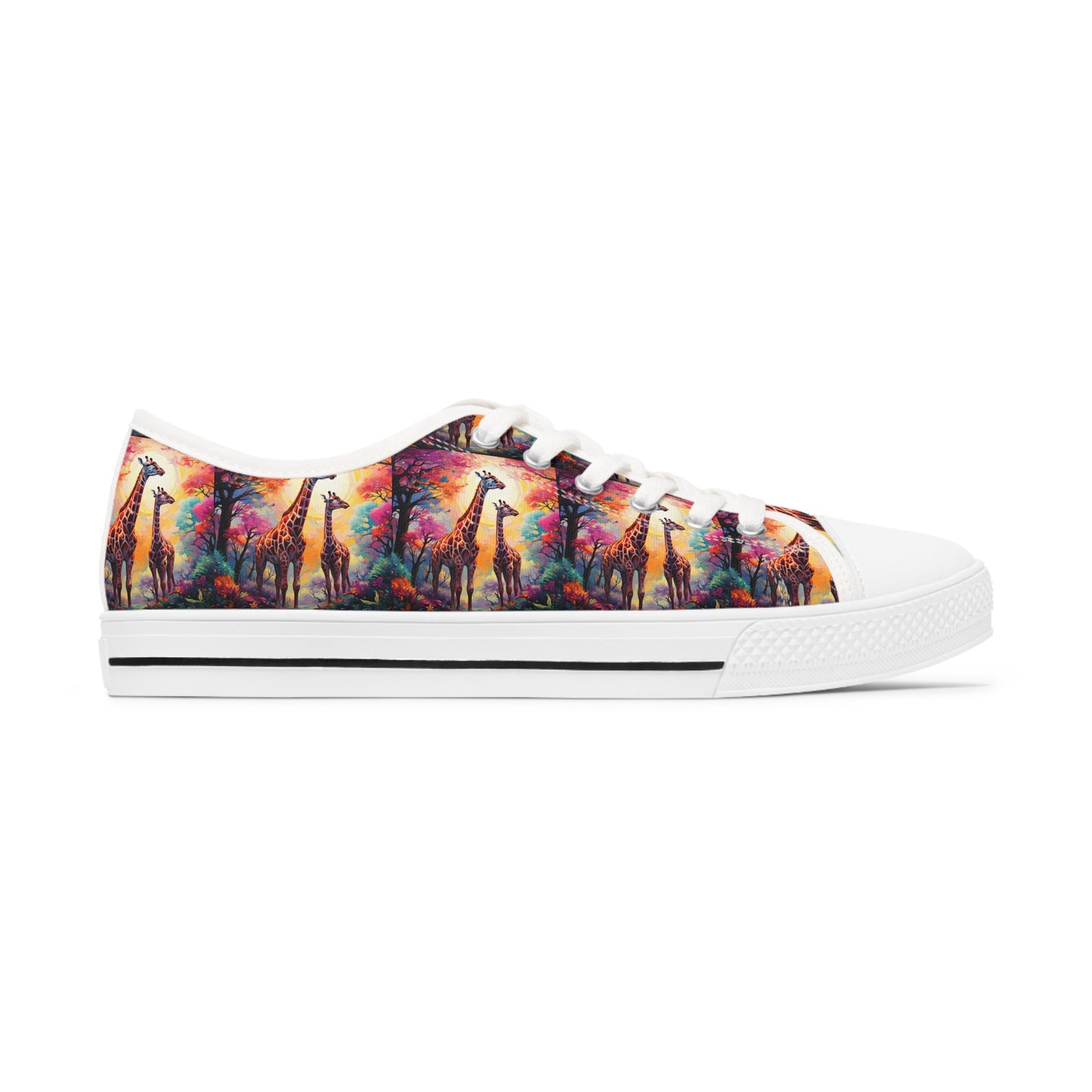 Giraffe Sunrise - Women's Sneakers