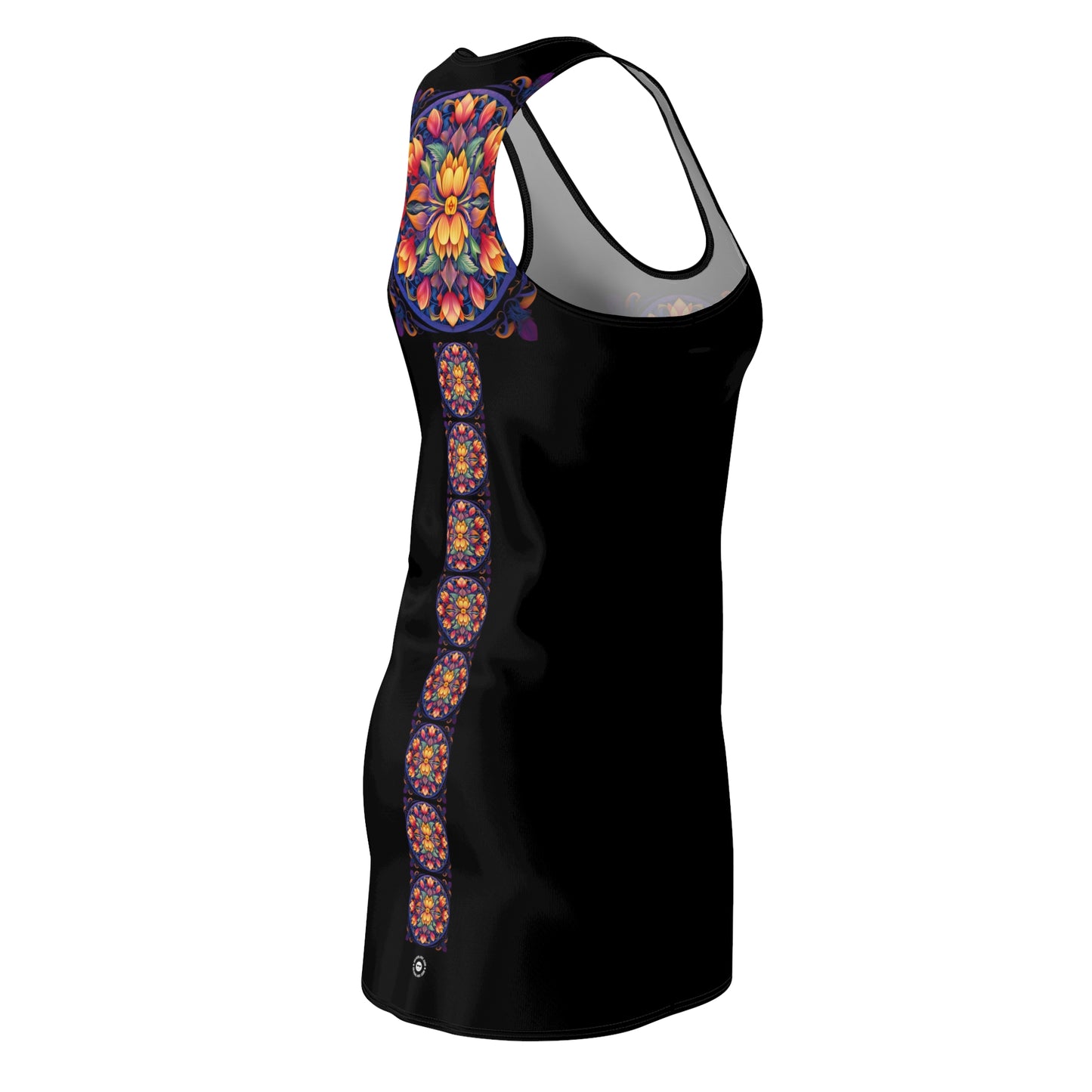 Tulip Mandala Trail - Artistic Racerback Dress