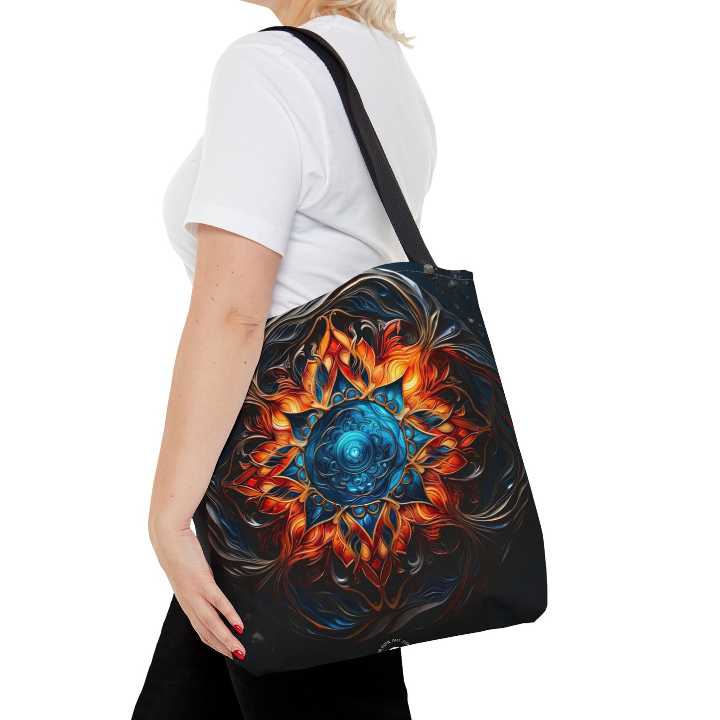 Fire and Ice - Artistic Tote Bag