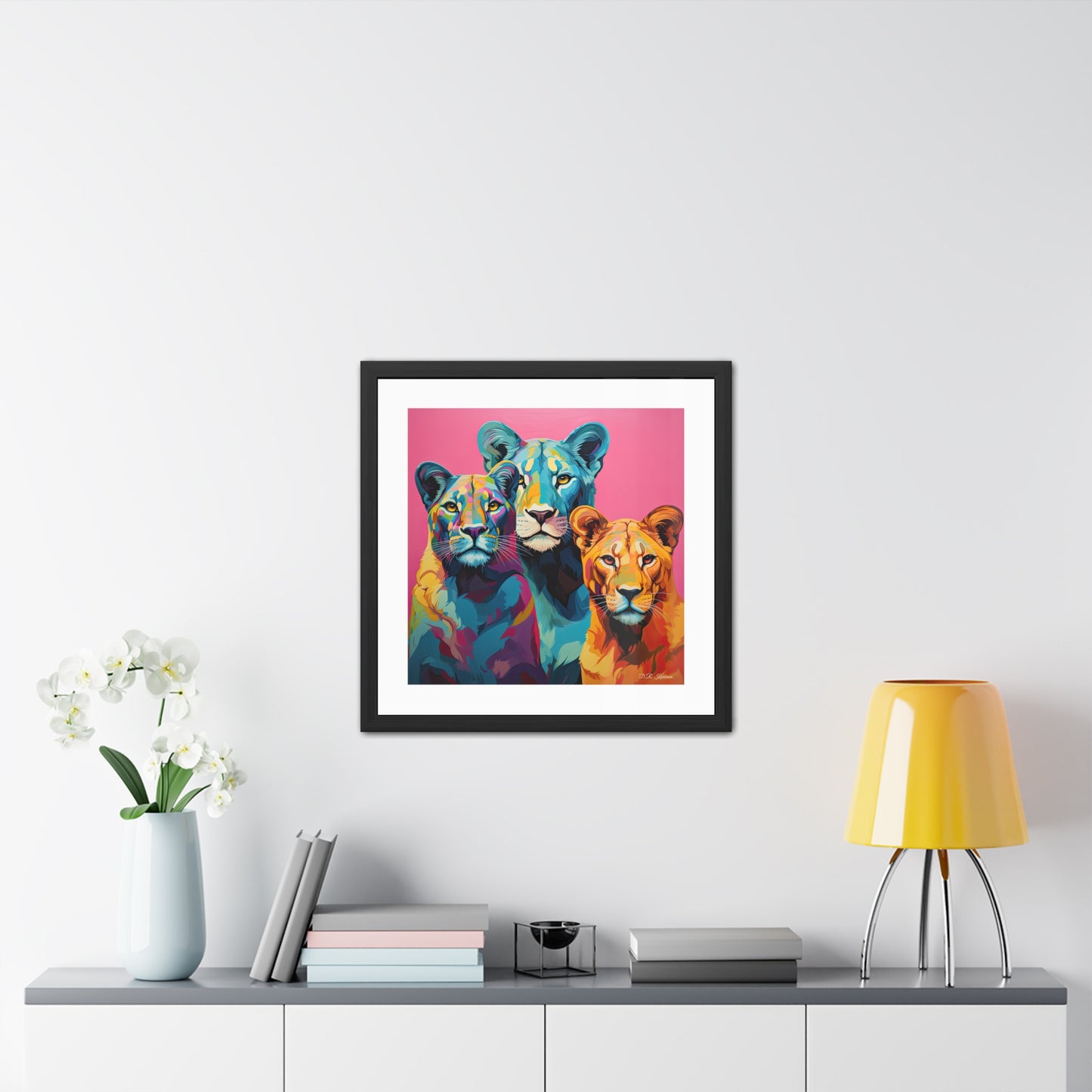 Lion Pride - Framed Fine Art Print