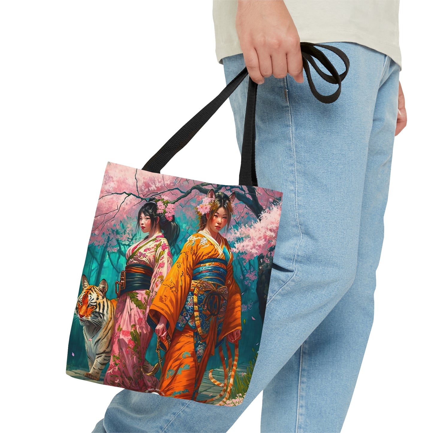 Tiger Geishas - Artistic Tote Bag