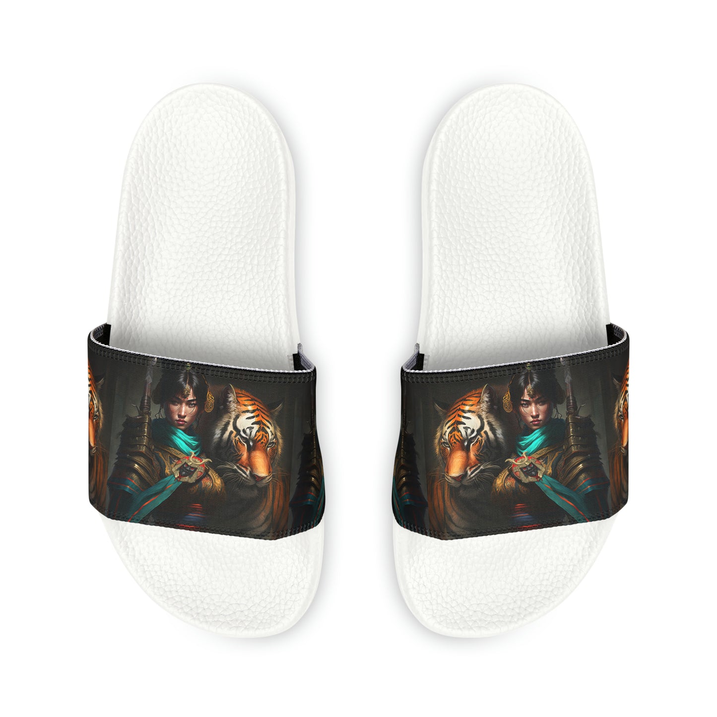 Bengal Tiger Goddess - Men's Slides