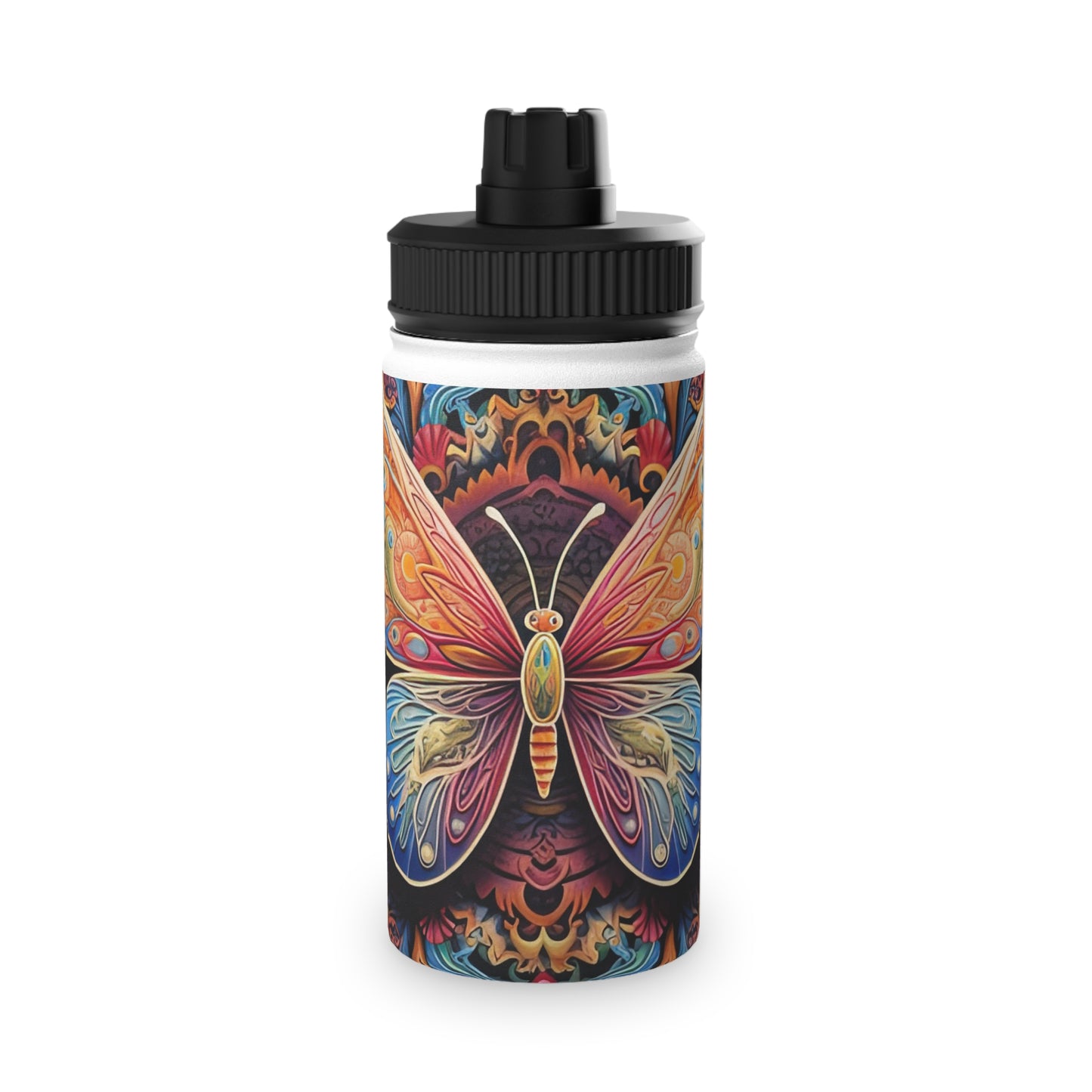 Butterfly Mandala - Water Bottle