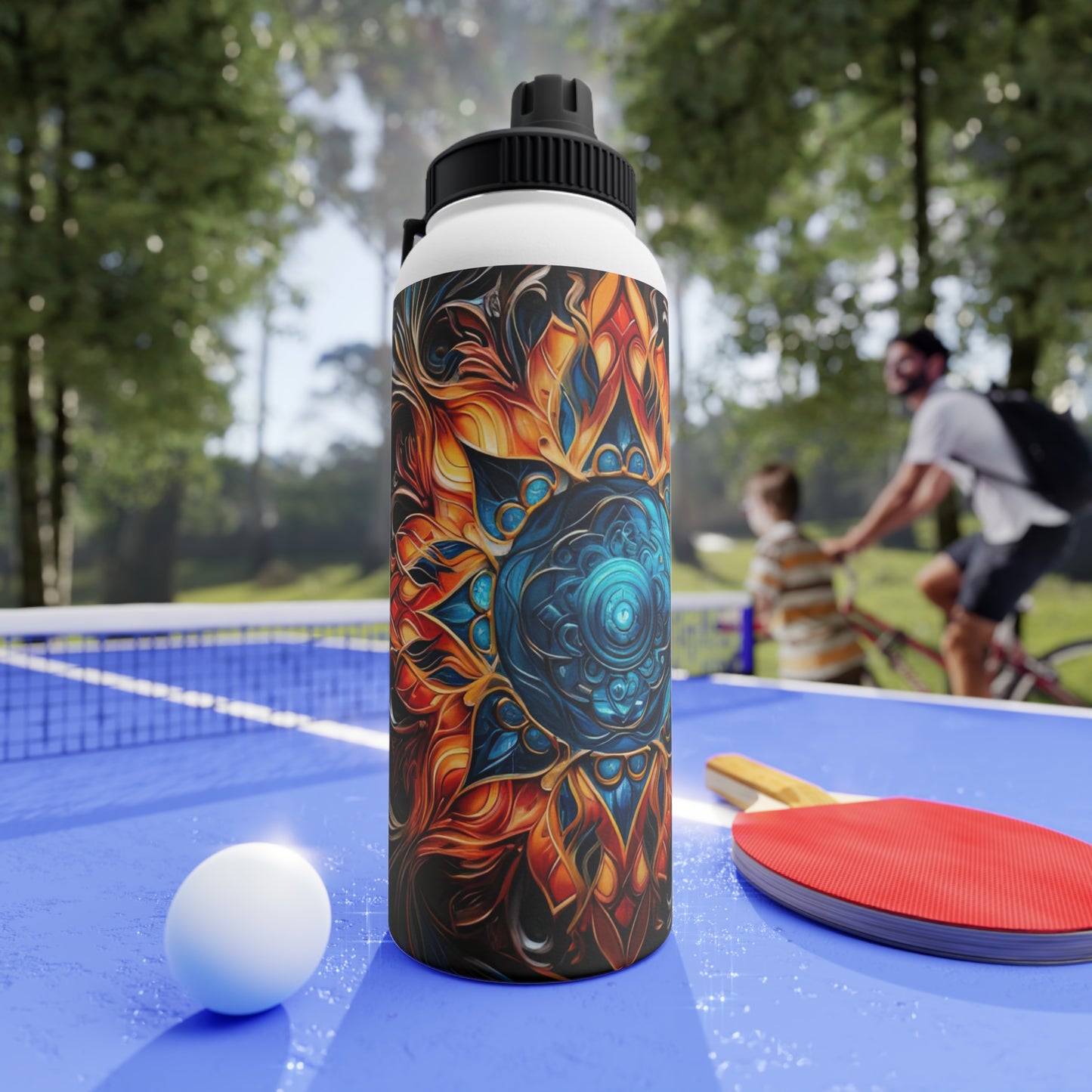 Fire and Ice - Water Bottle