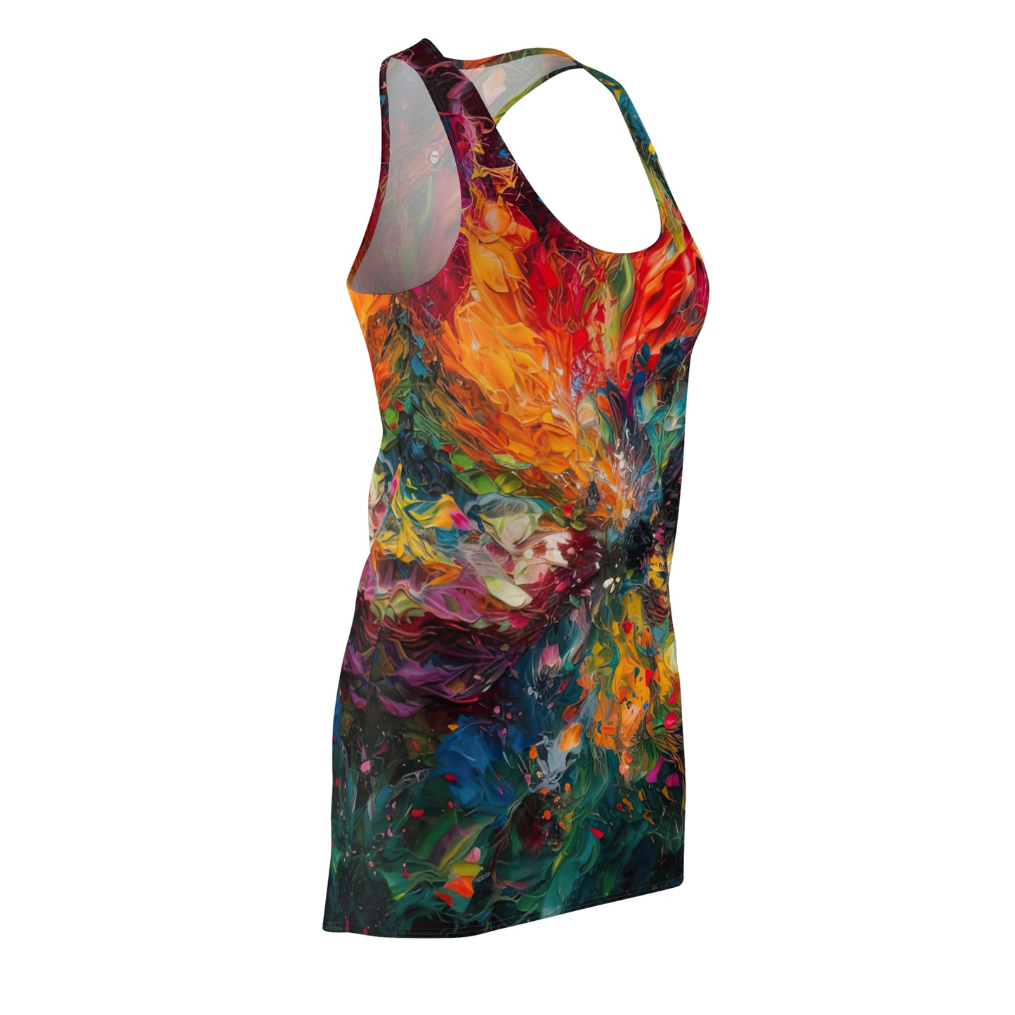 Colorized Dark Energy - Artistic Racerback Dress