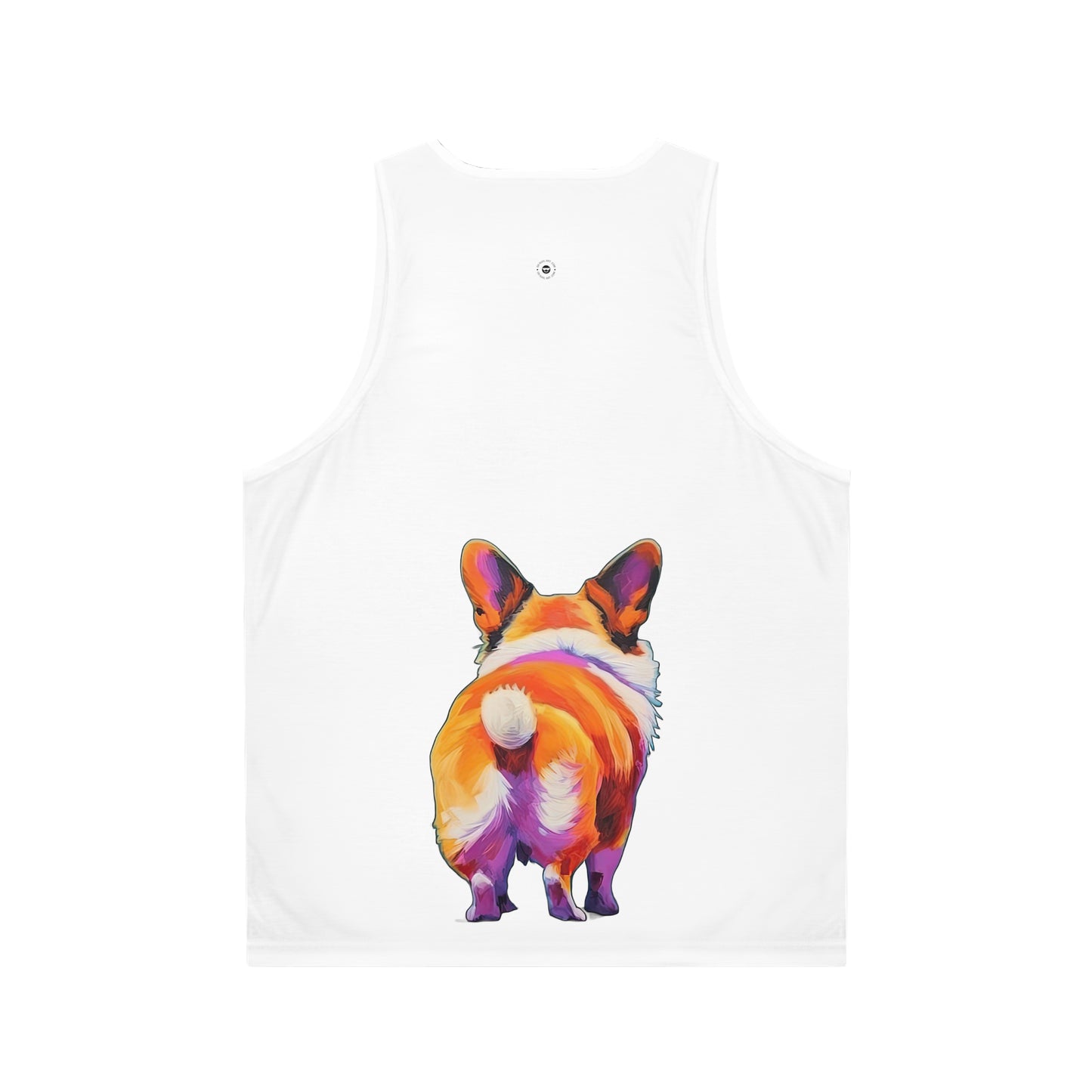 Corgi Butt in White - Tank Top