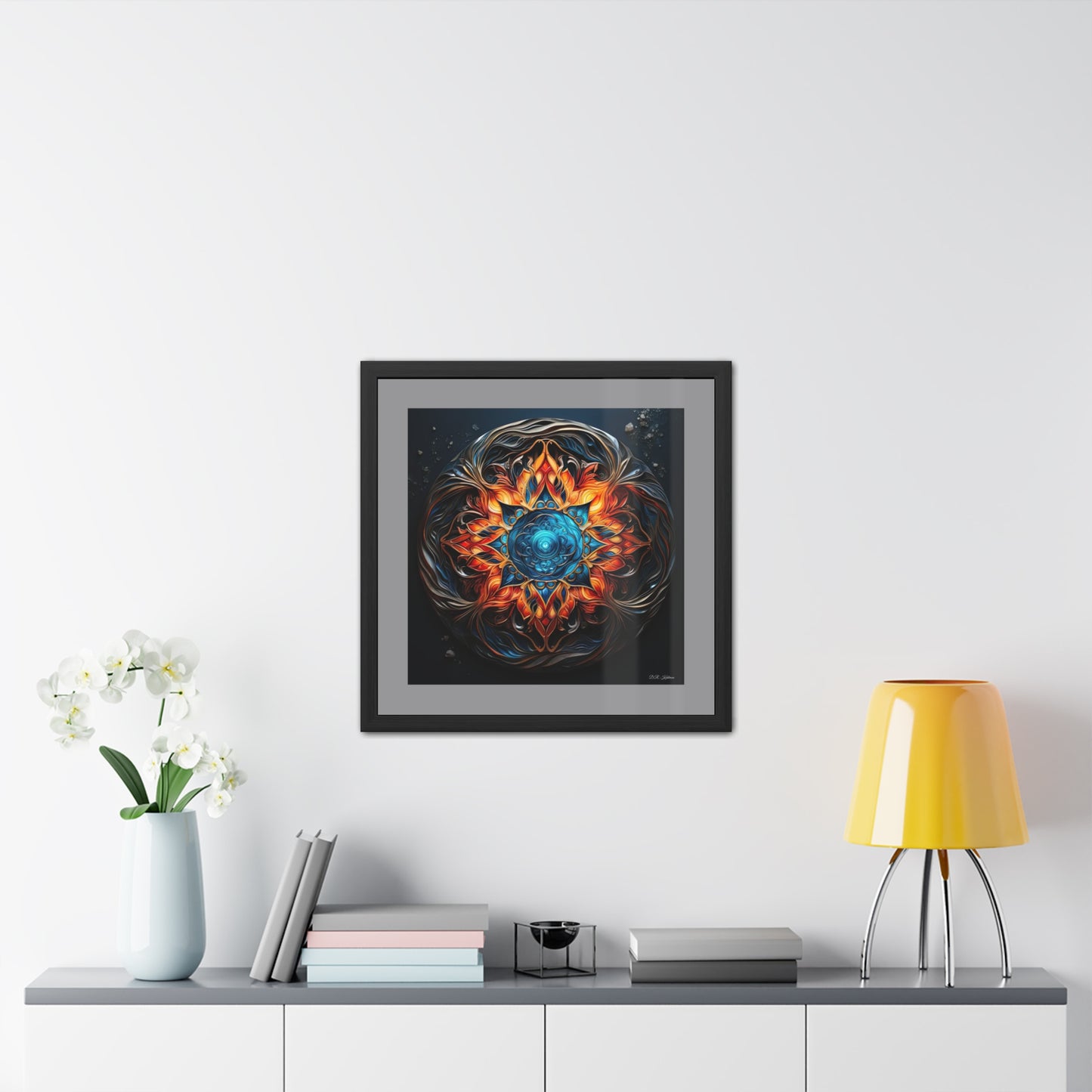 Fire and Ice - Framed Fine Art Print