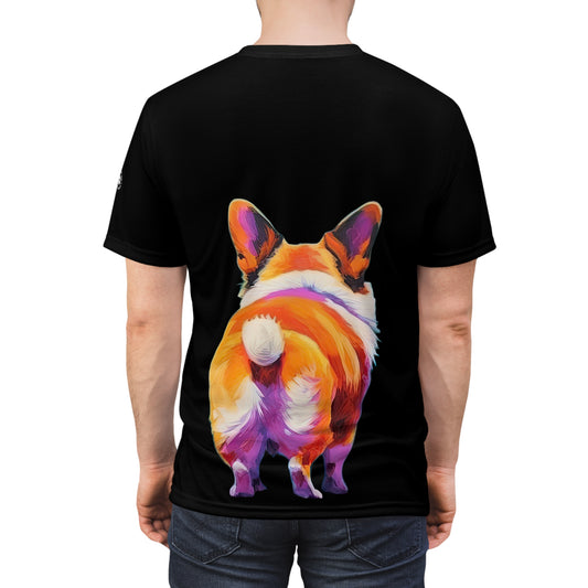 Corgi Butt in Black - Fashion Tee