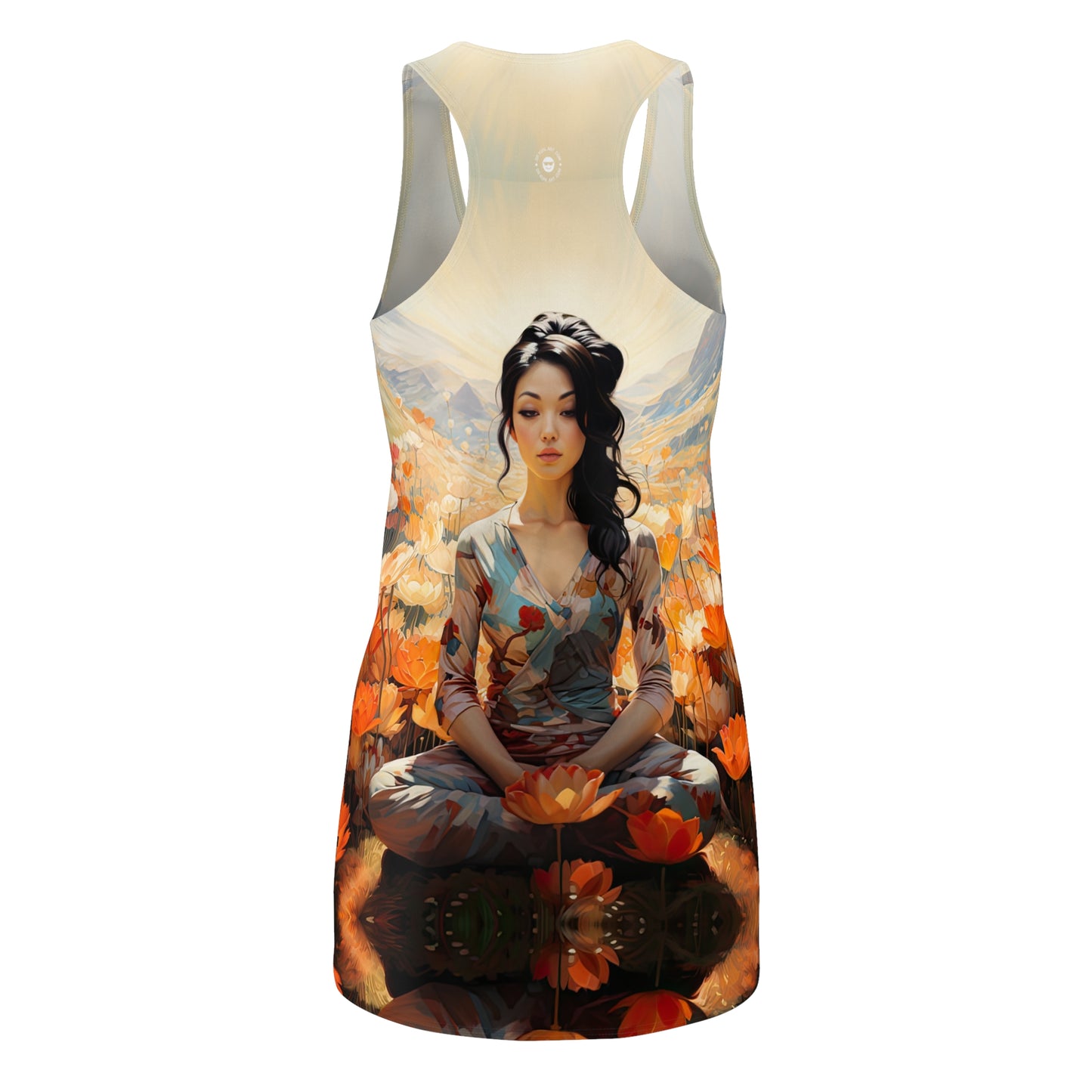 Enlotusment - Artistic Racerback Dress