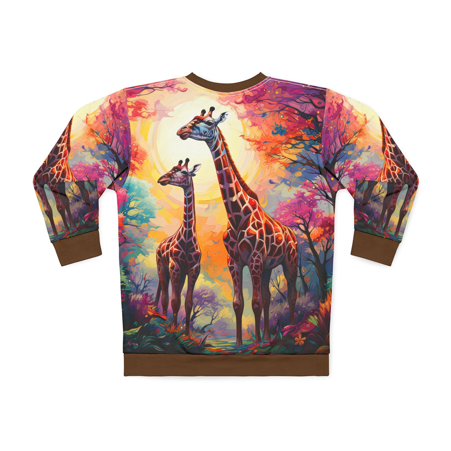 Giraffe Sunrise - Artistic Sweatshirt