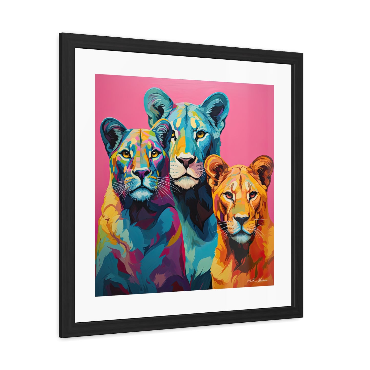 Lion Pride - Framed Fine Art Print