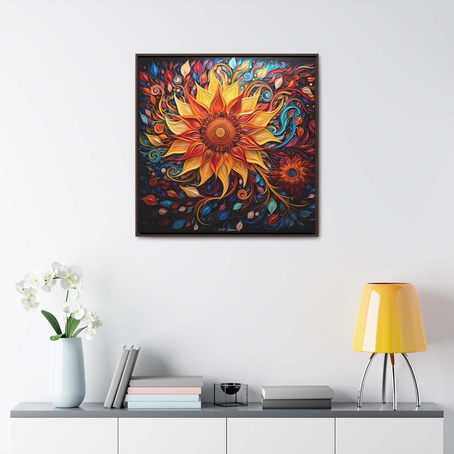 Blustery Blossom on Canvas