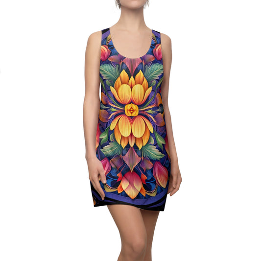 Tulip Mandala - Artistic Racerback Dress