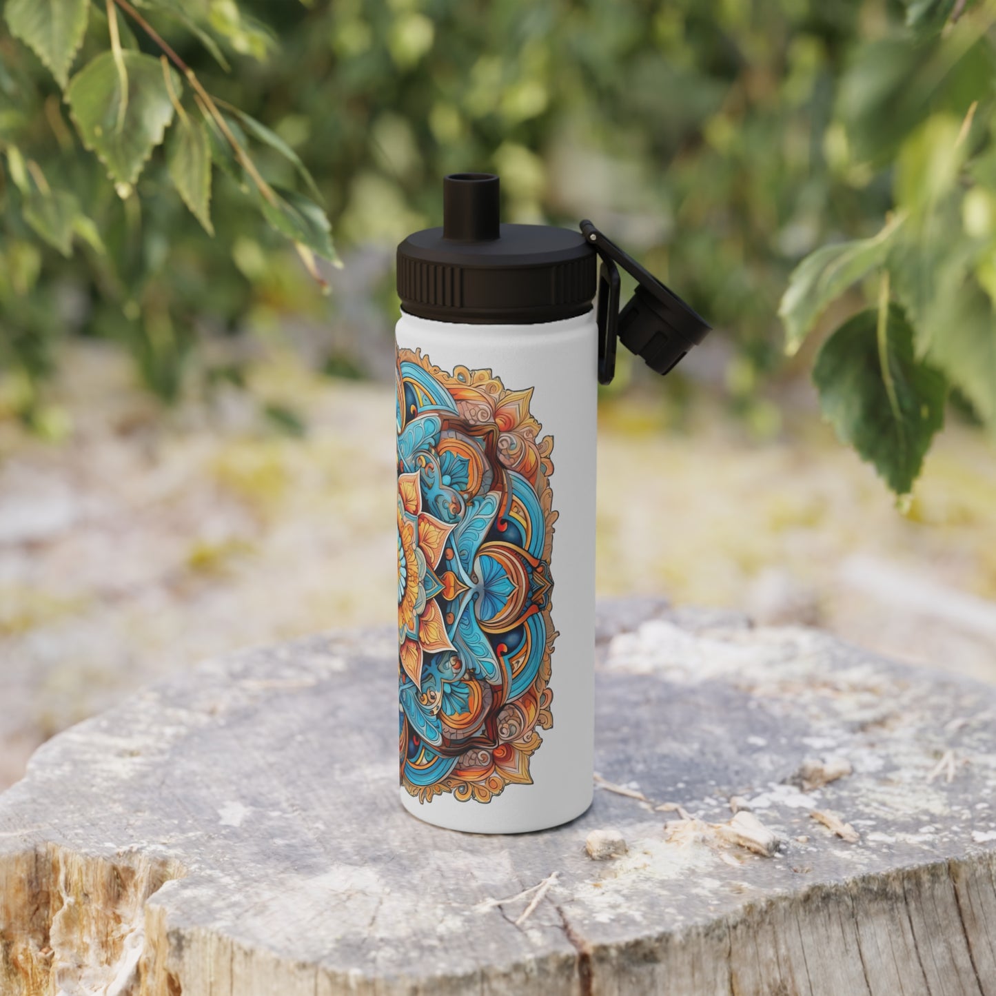 Winged Mandala - Water Bottle