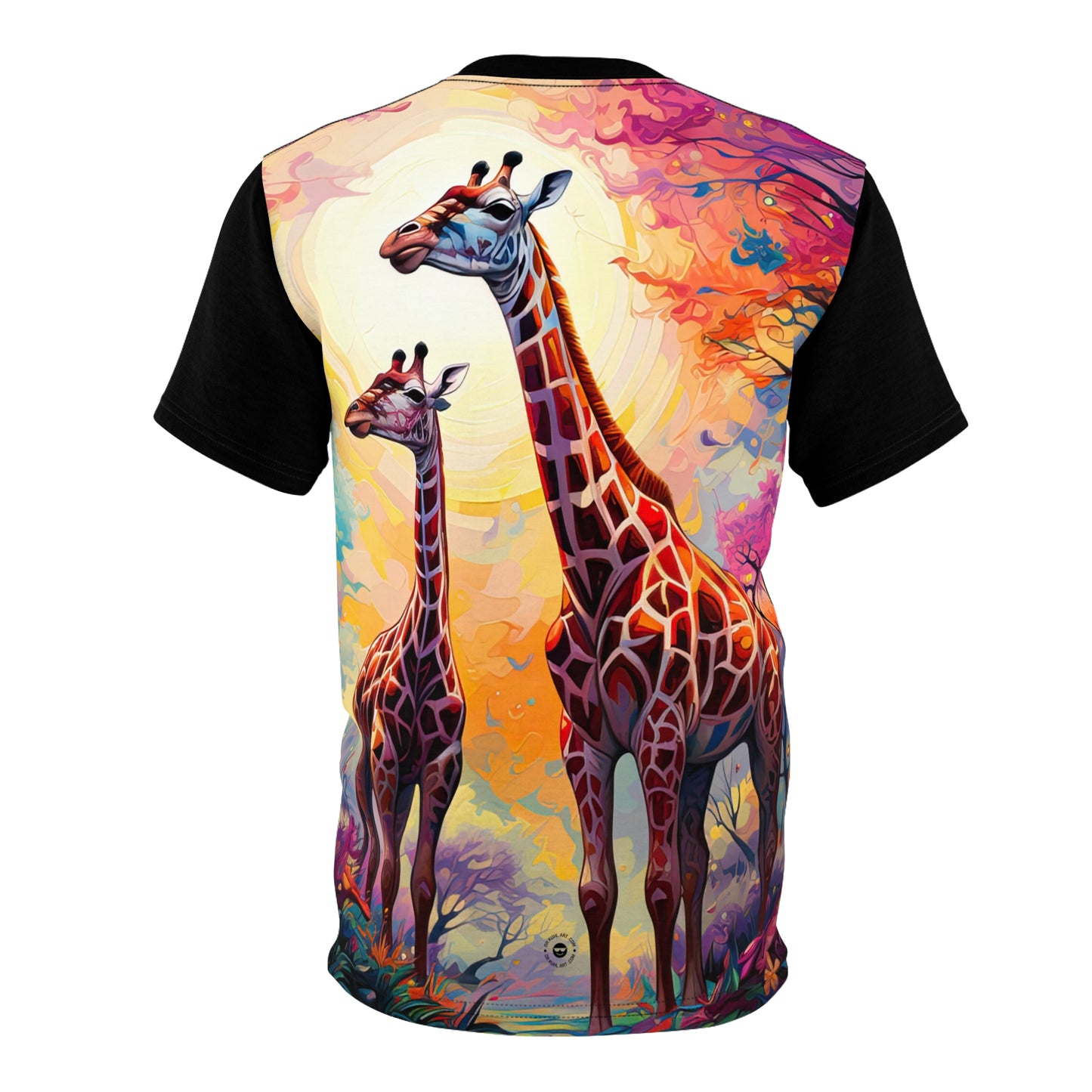 Giraffe Sunrise - Fashion Tee