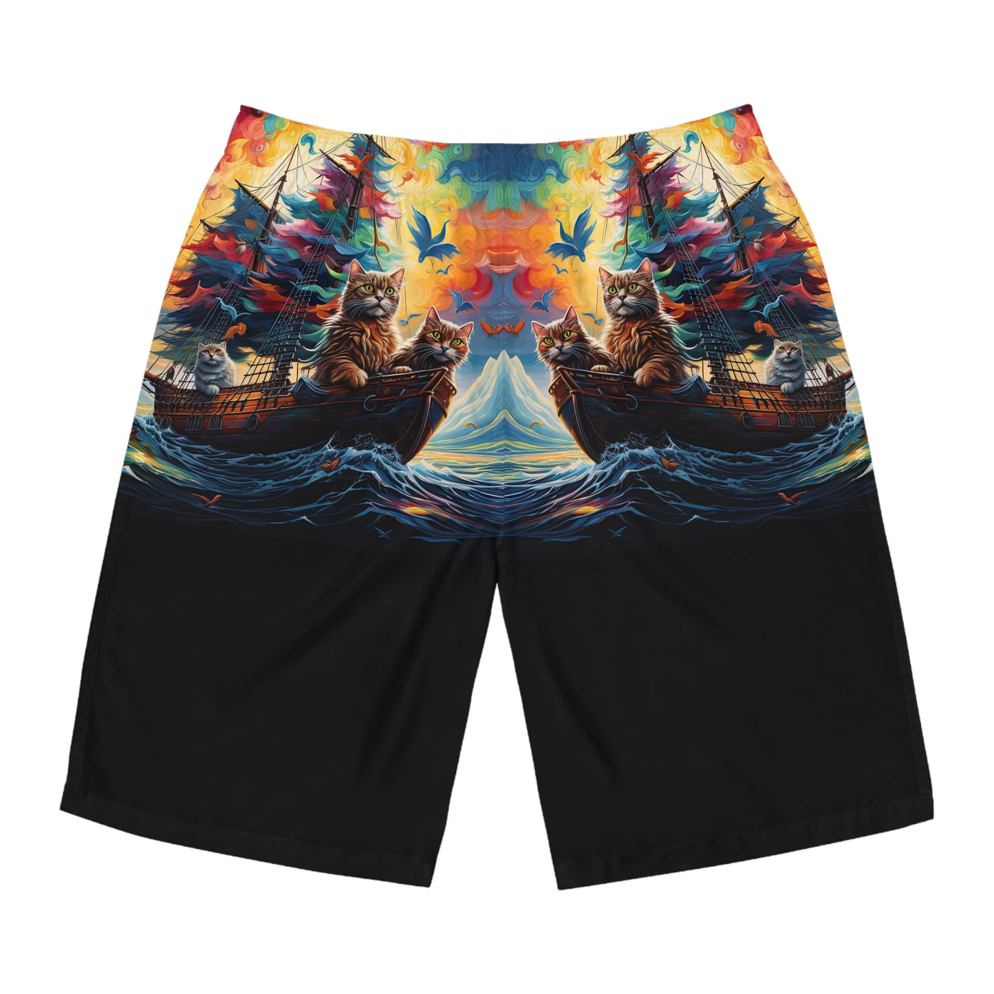 Sea Cats - Artistic Board Shorts