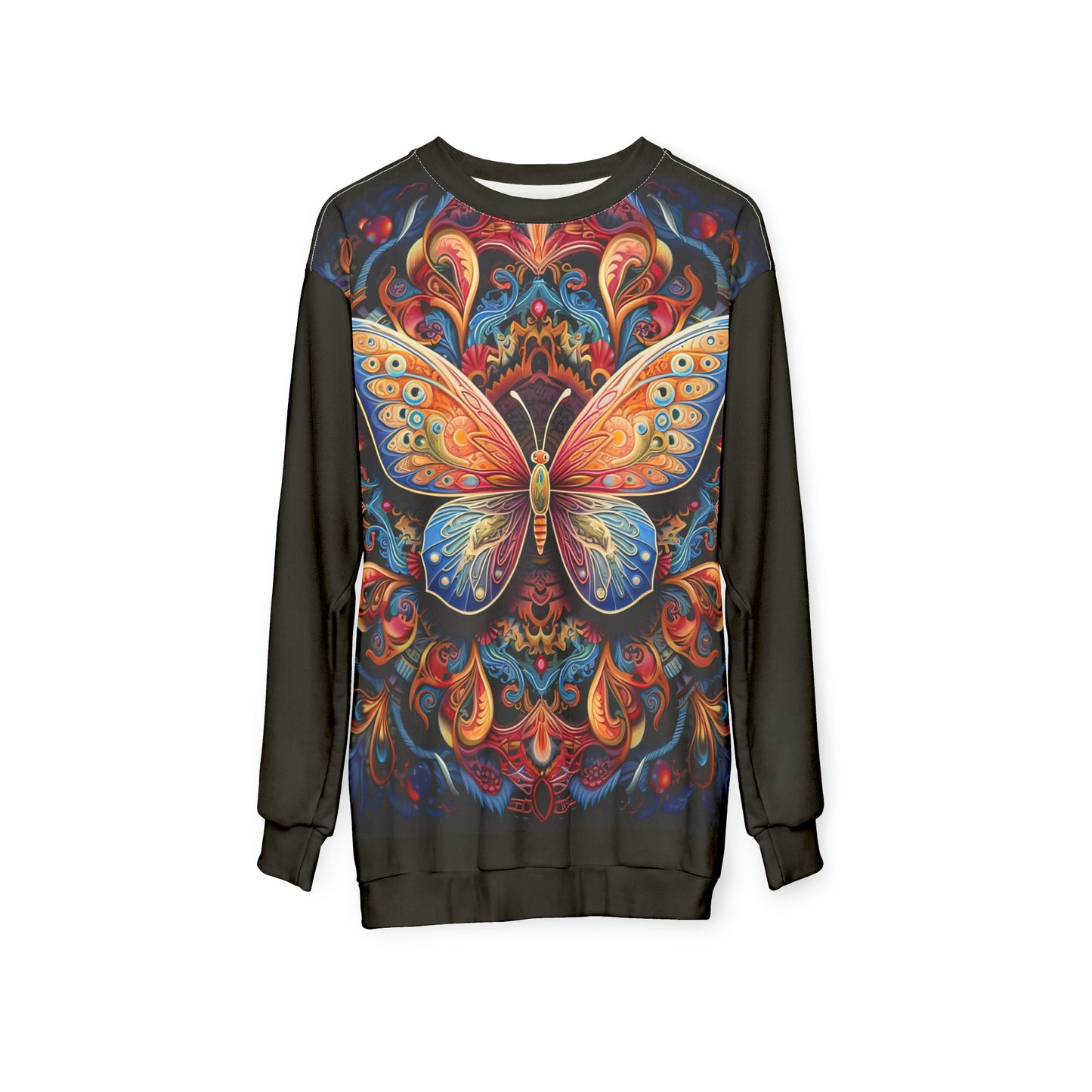 Butterfly Mandala - Artistic Sweatshirt