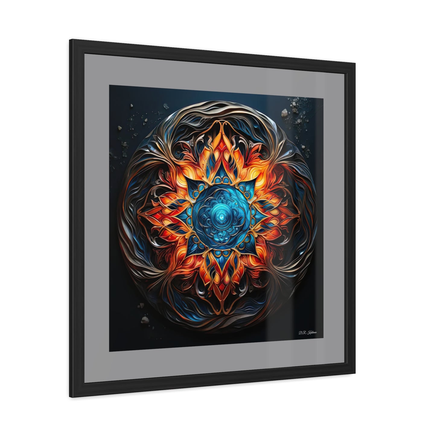 Fire and Ice - Framed Fine Art Print