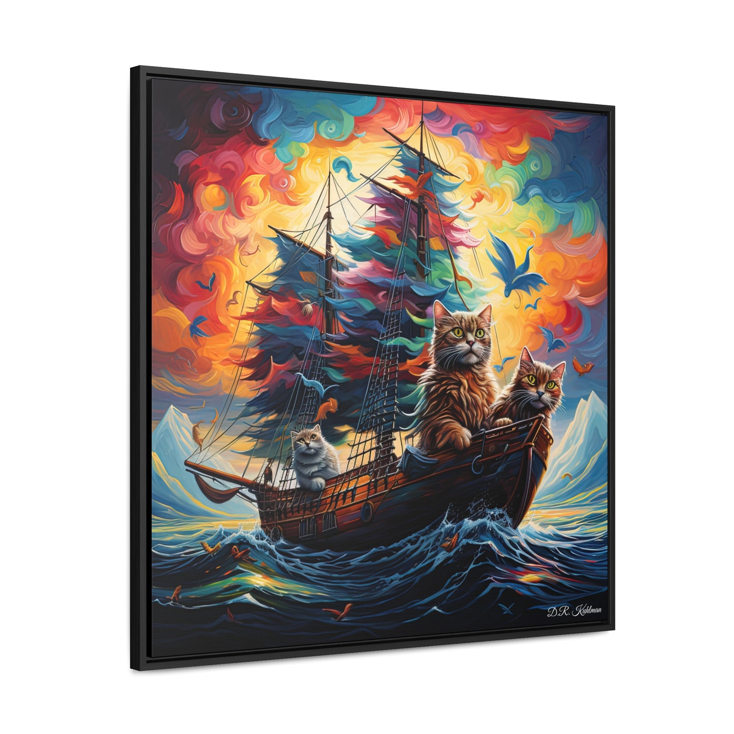 Sea Cats on Canvas