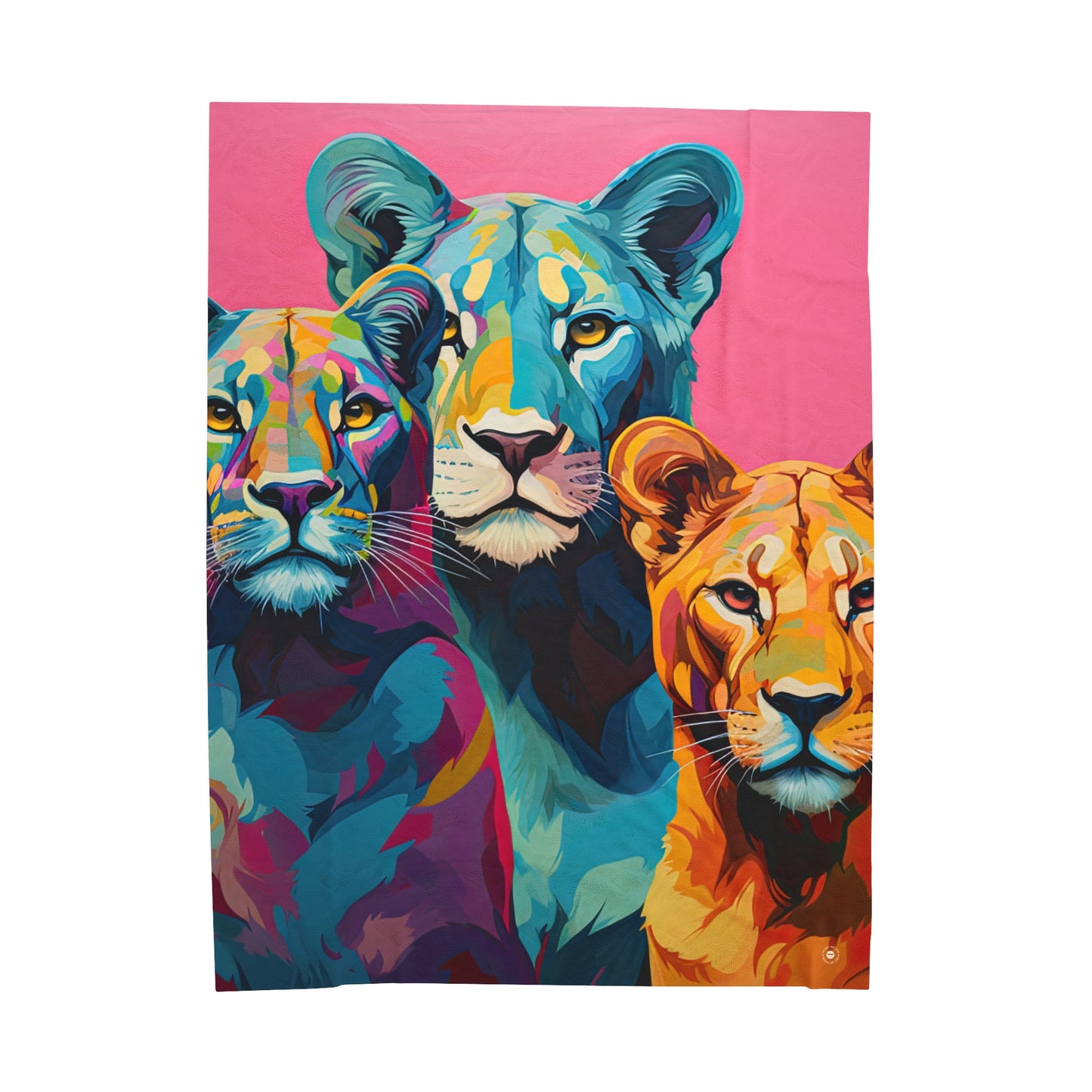 Lion Pride - Artsy Throw Blanket