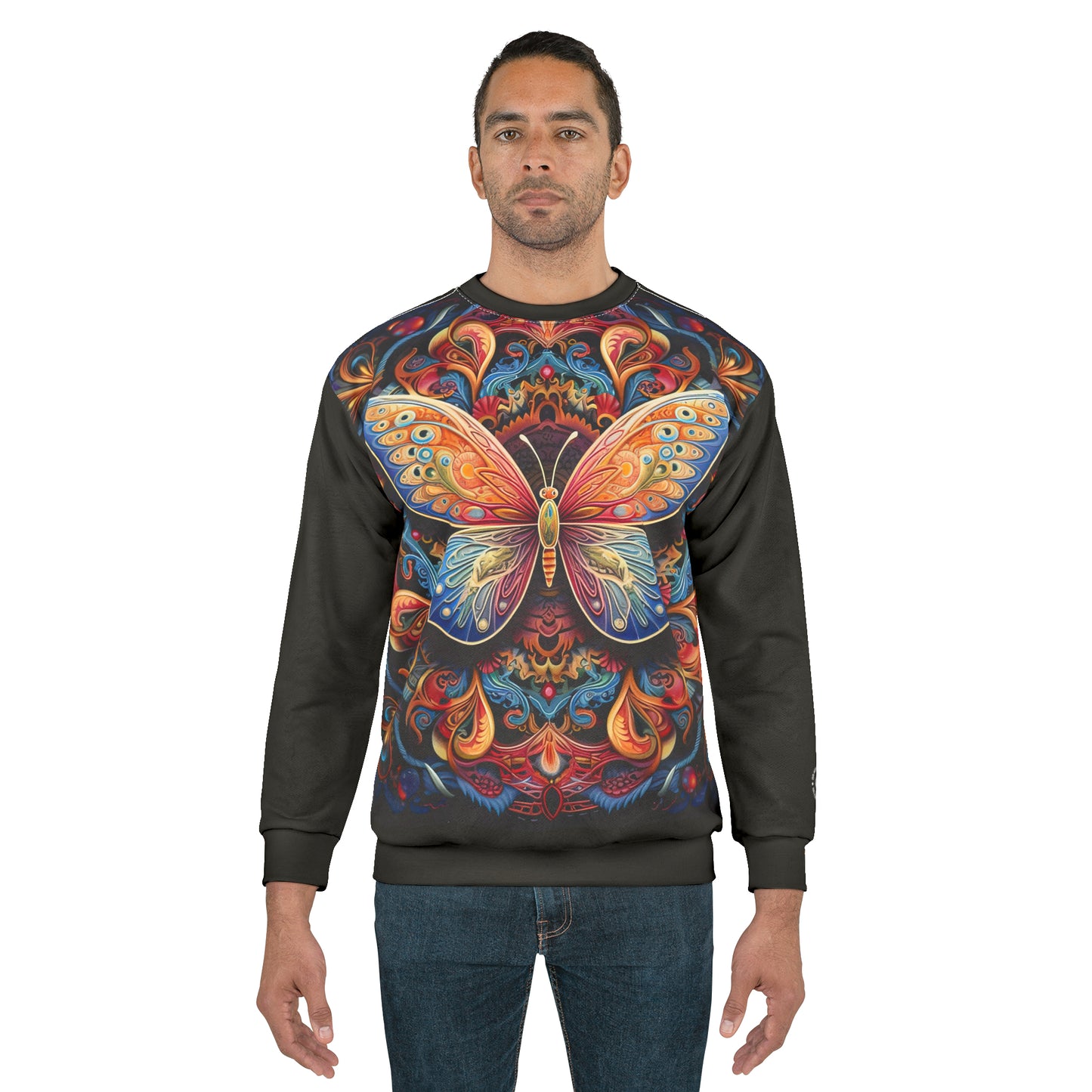 Butterfly Mandala - Artistic Sweatshirt