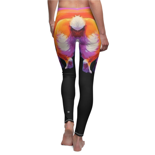 Corgi Butt Strut - Artistic Leggings