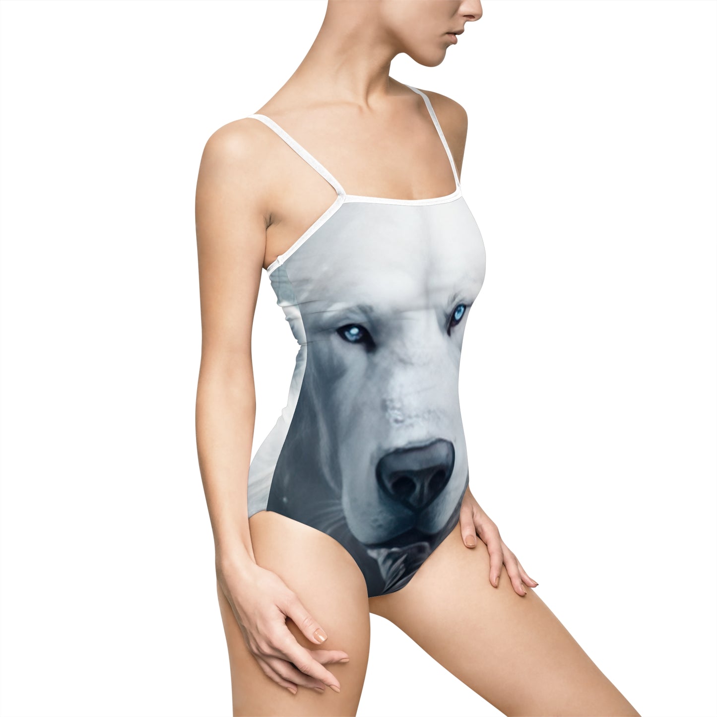 Polar Bear Stare - Artsy One-Piece