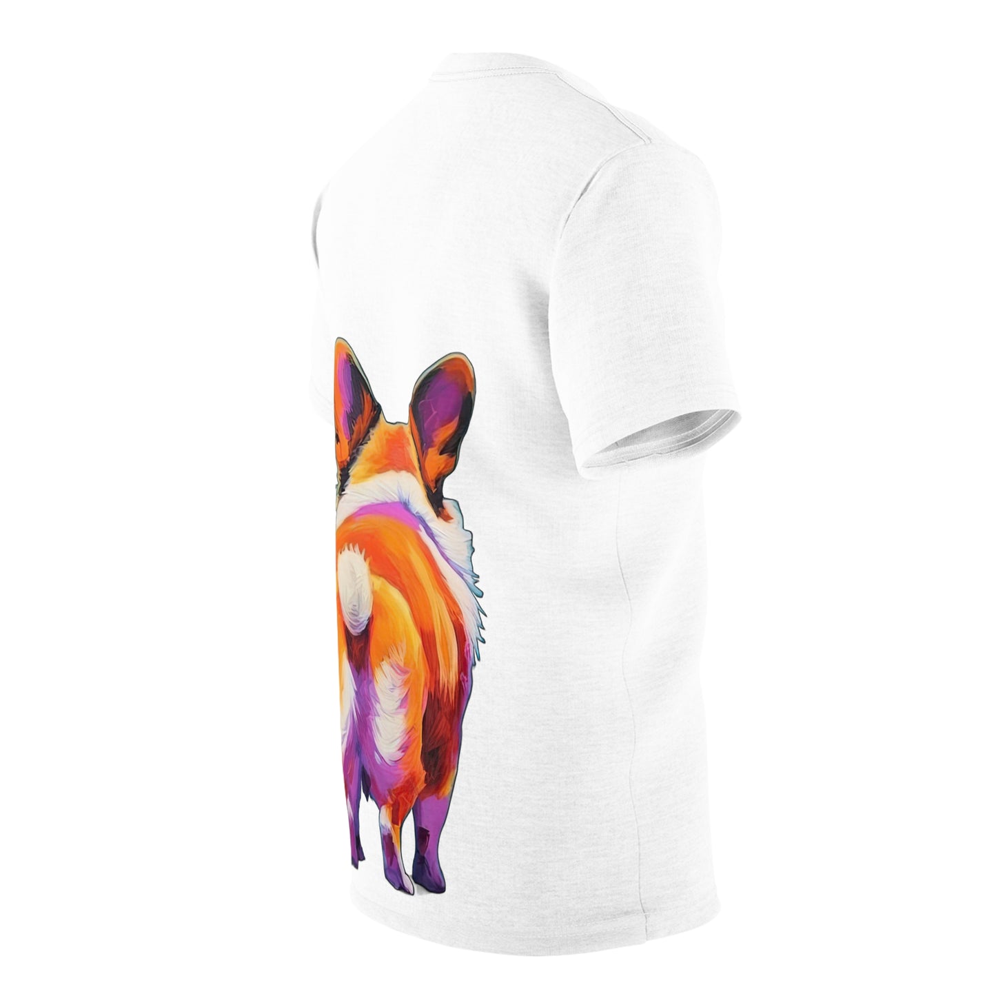 Corgi Butt in White - Fashion Tee