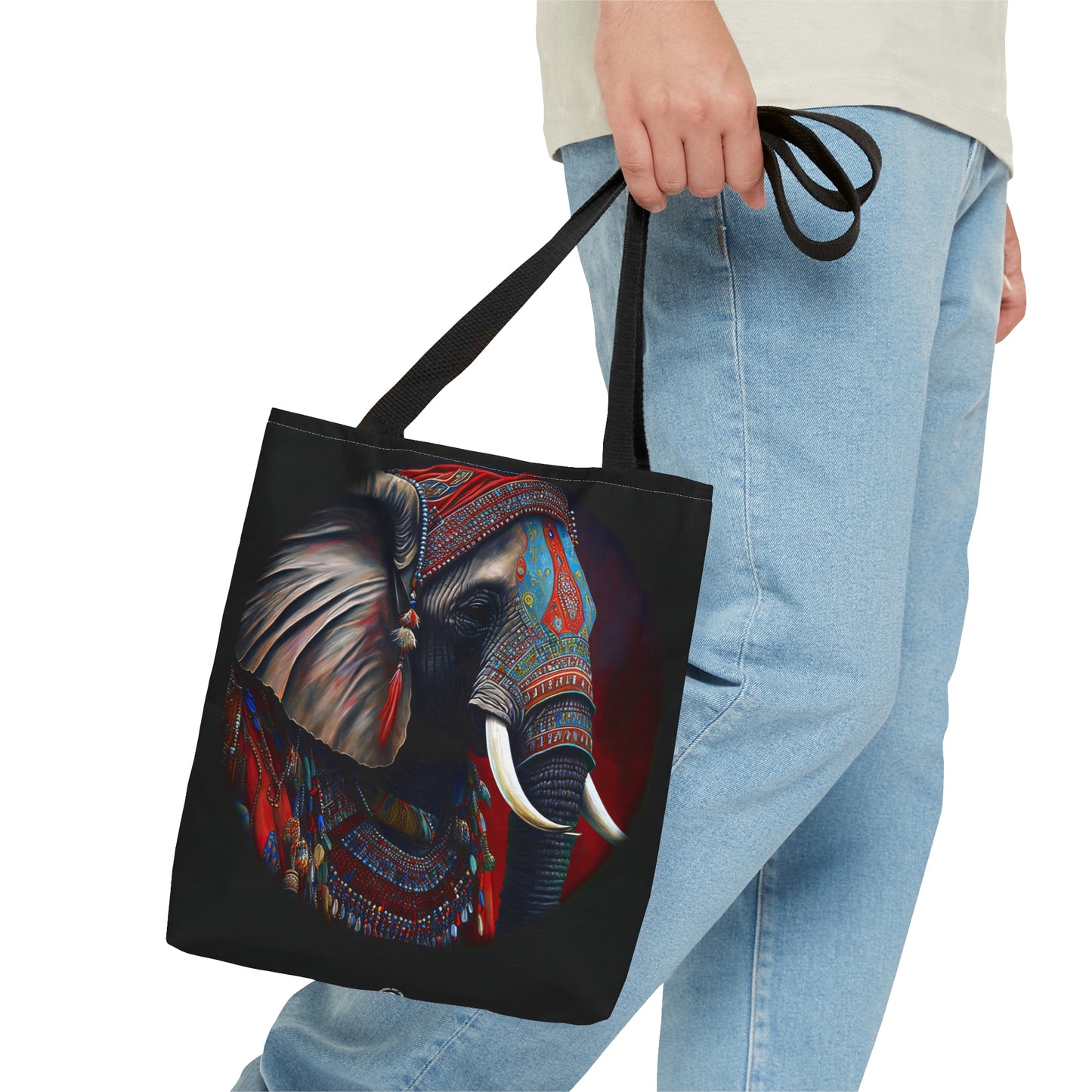 Elephant King - Artistic Tote Bag