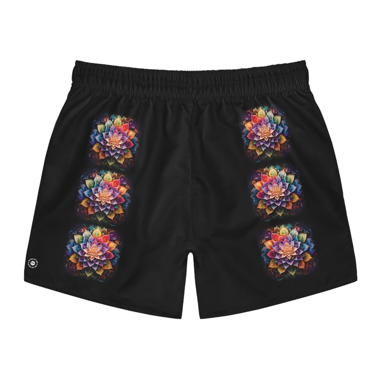 Lotus Mandala Trail - Artsy Swim Trunks