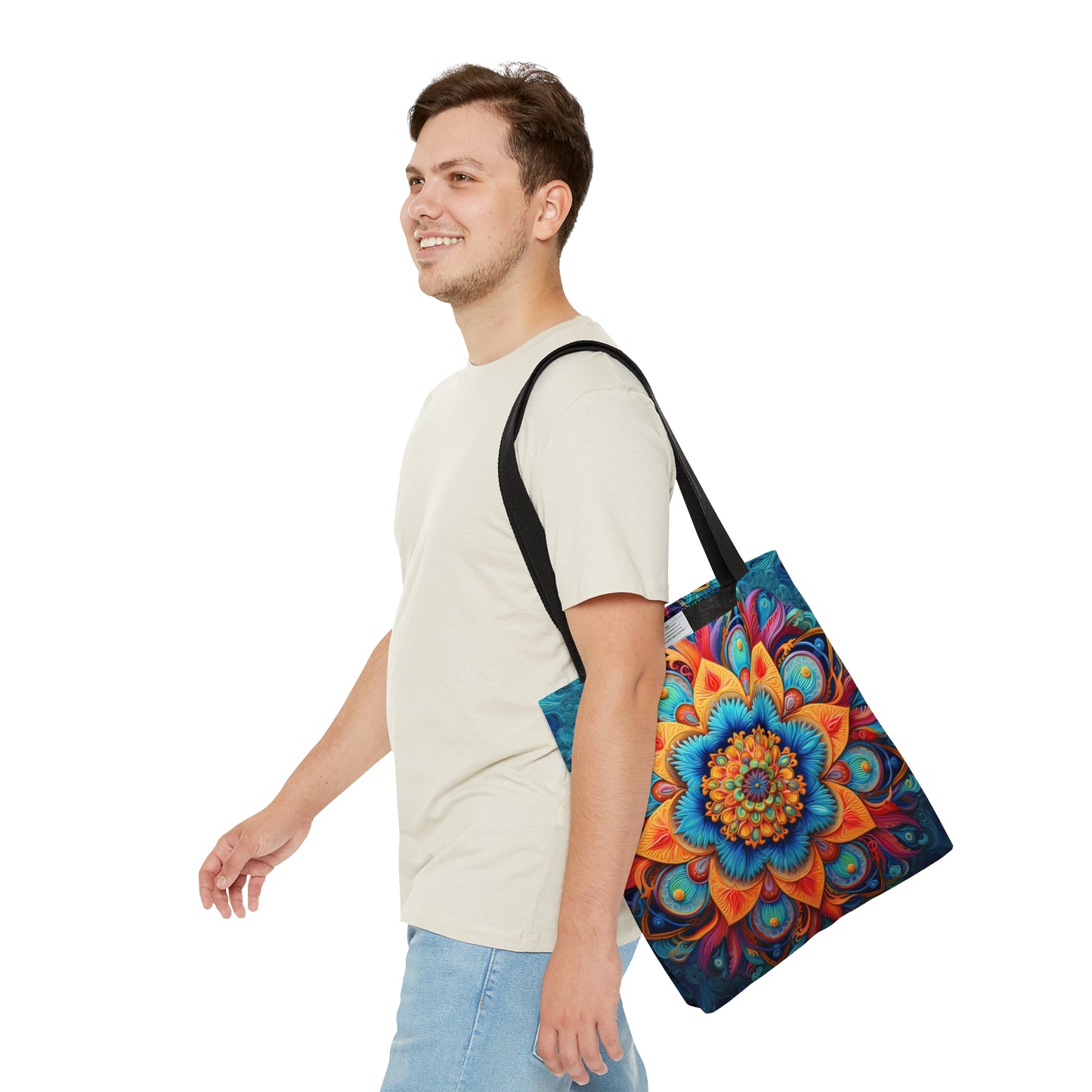 Floral Mandala - Artistic Tote Bag