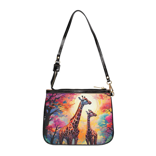 Giraffe Sunrise - Small Purse