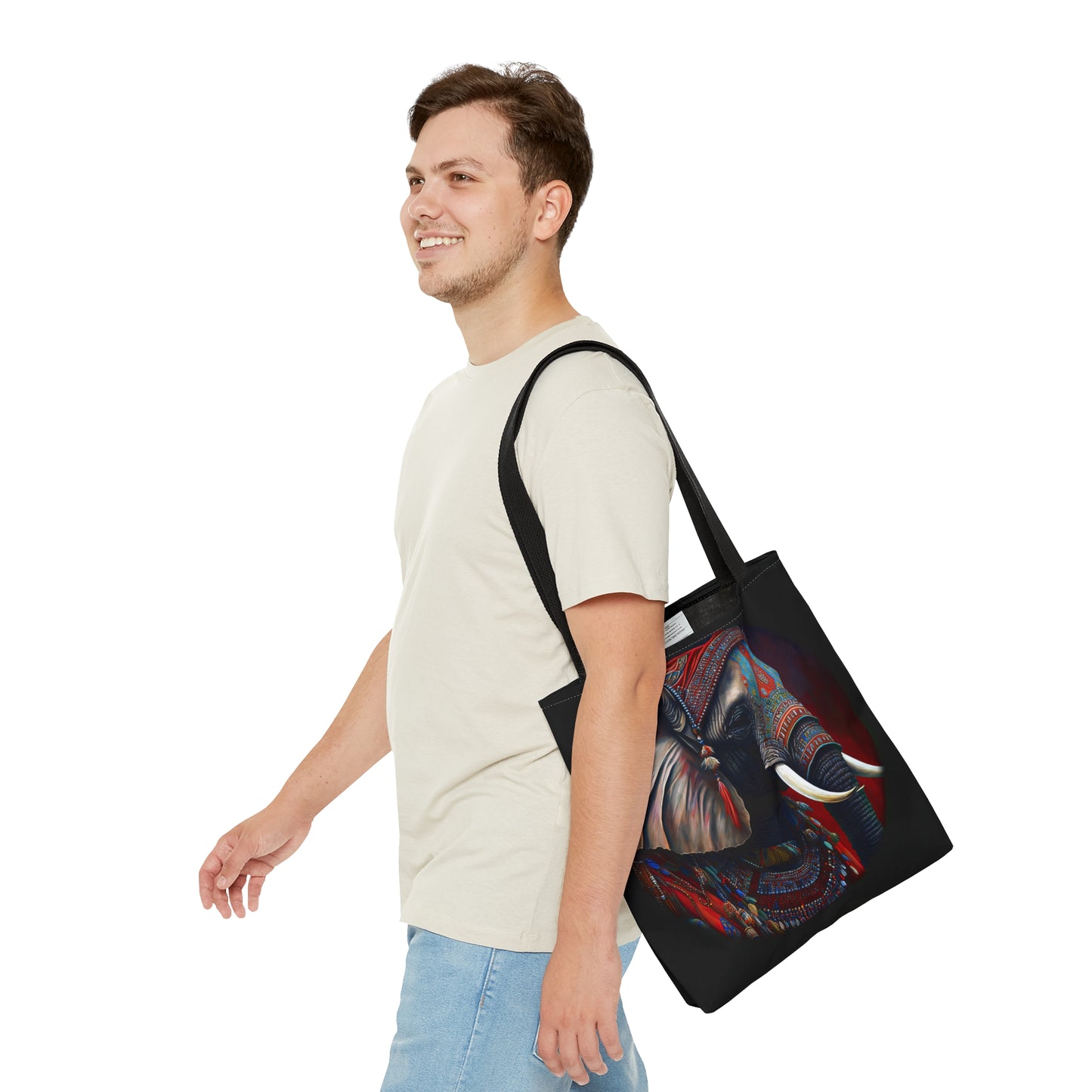 Elephant King - Artistic Tote Bag