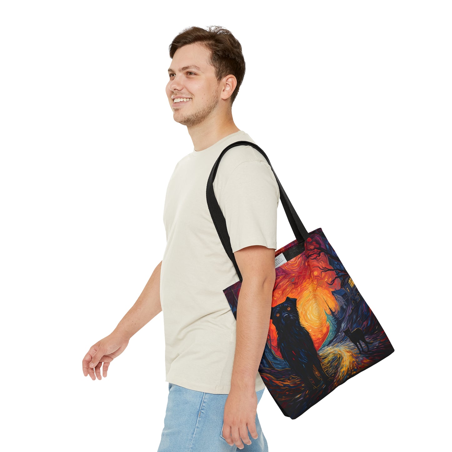 Scary Night - Artistic Tote Bag