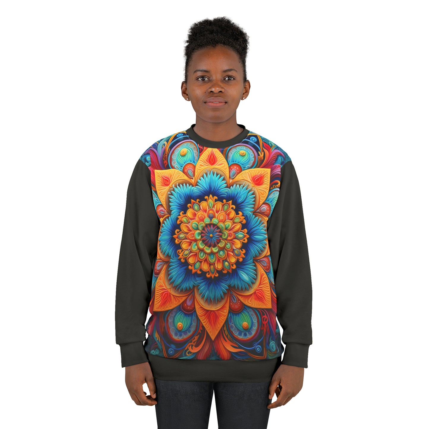 Floral Mandala - Artistic Sweatshirt